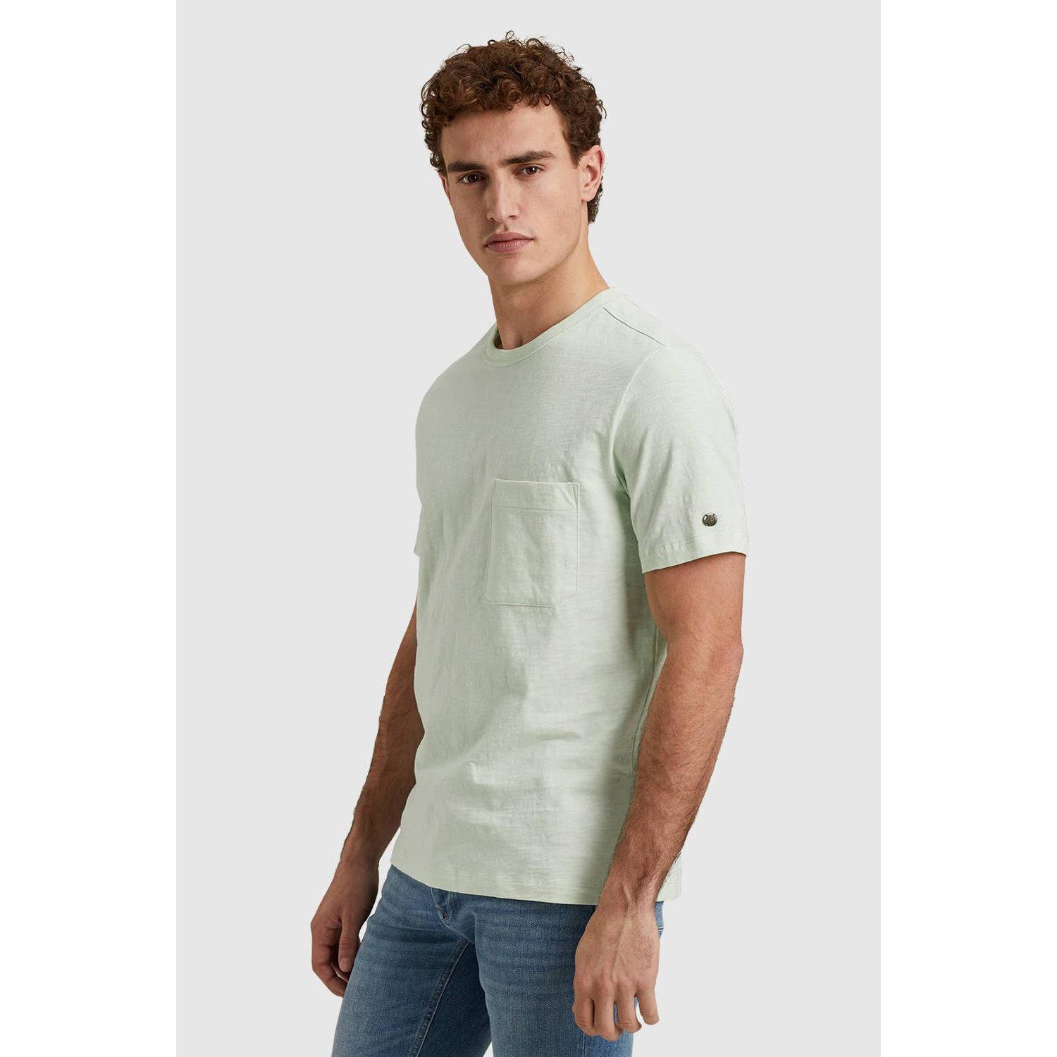 Cast Iron regular fit T-shirt lichtgroen