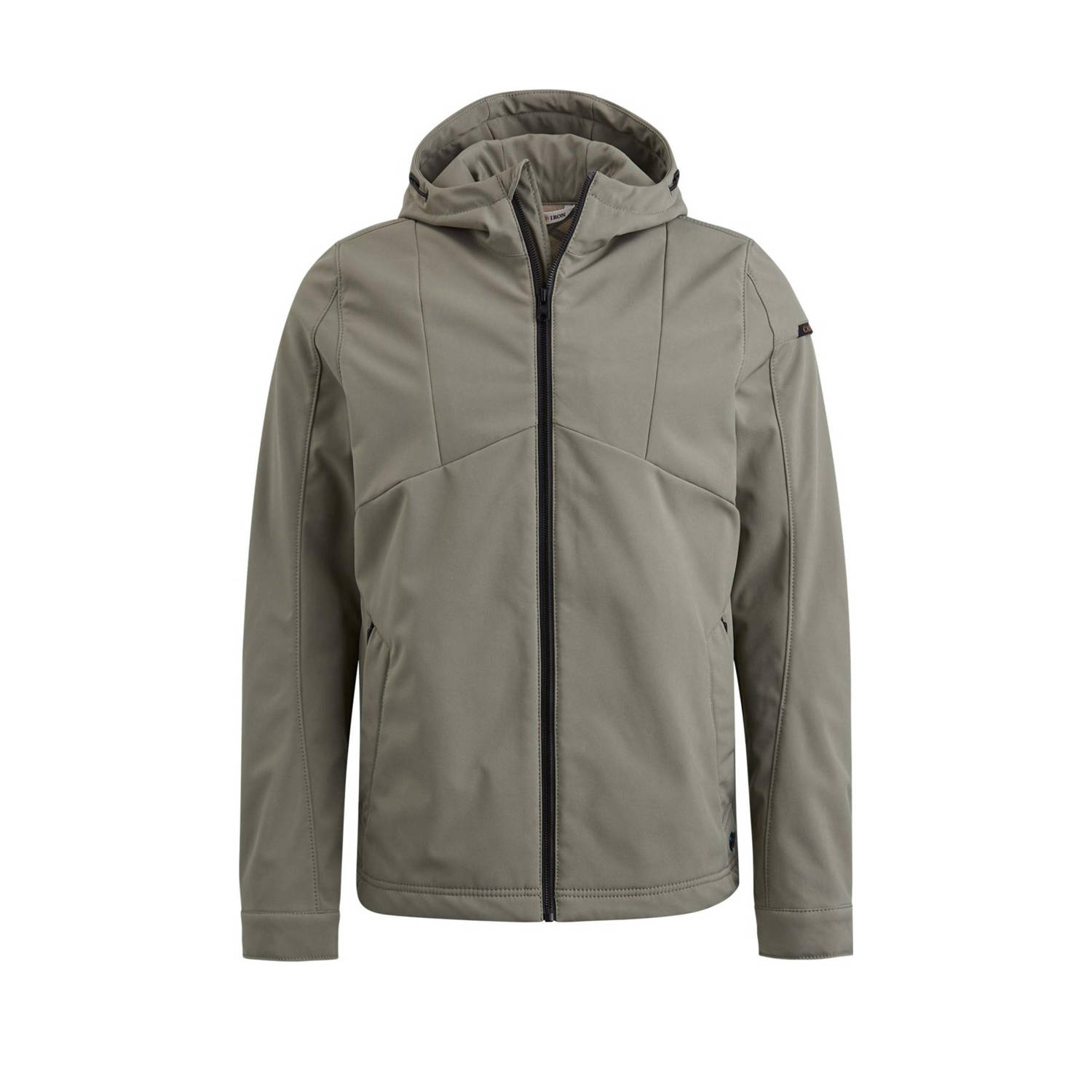 Cast Iron softshell jas groen