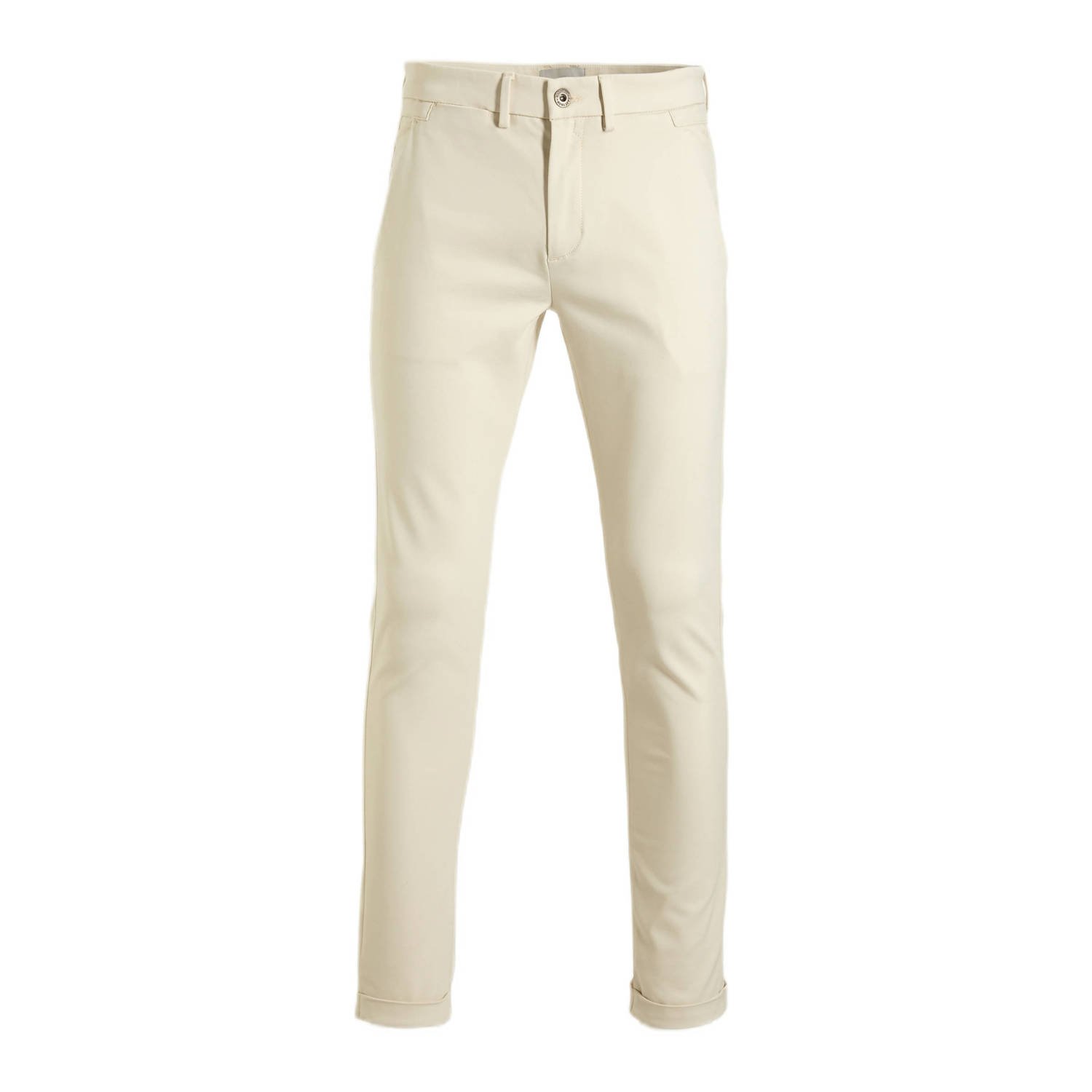 Cast Iron slim fit chino Riser beige