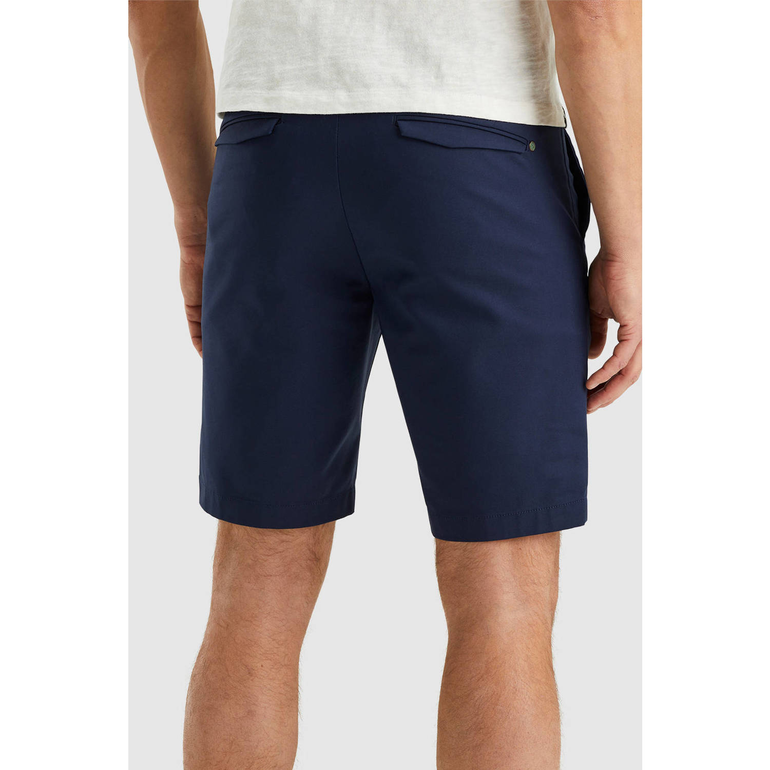 Cast Iron slim fit short Riser navy