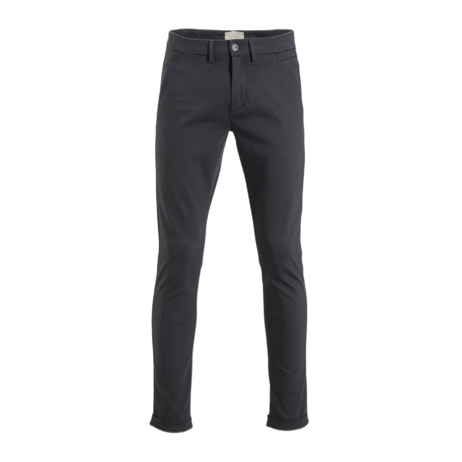 Cast Iron slim fit chino RISER 9159 donkerblauw