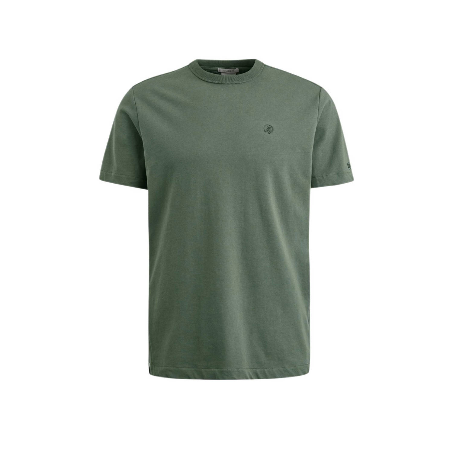 Cast Iron T-shirt met logo 6495 groen