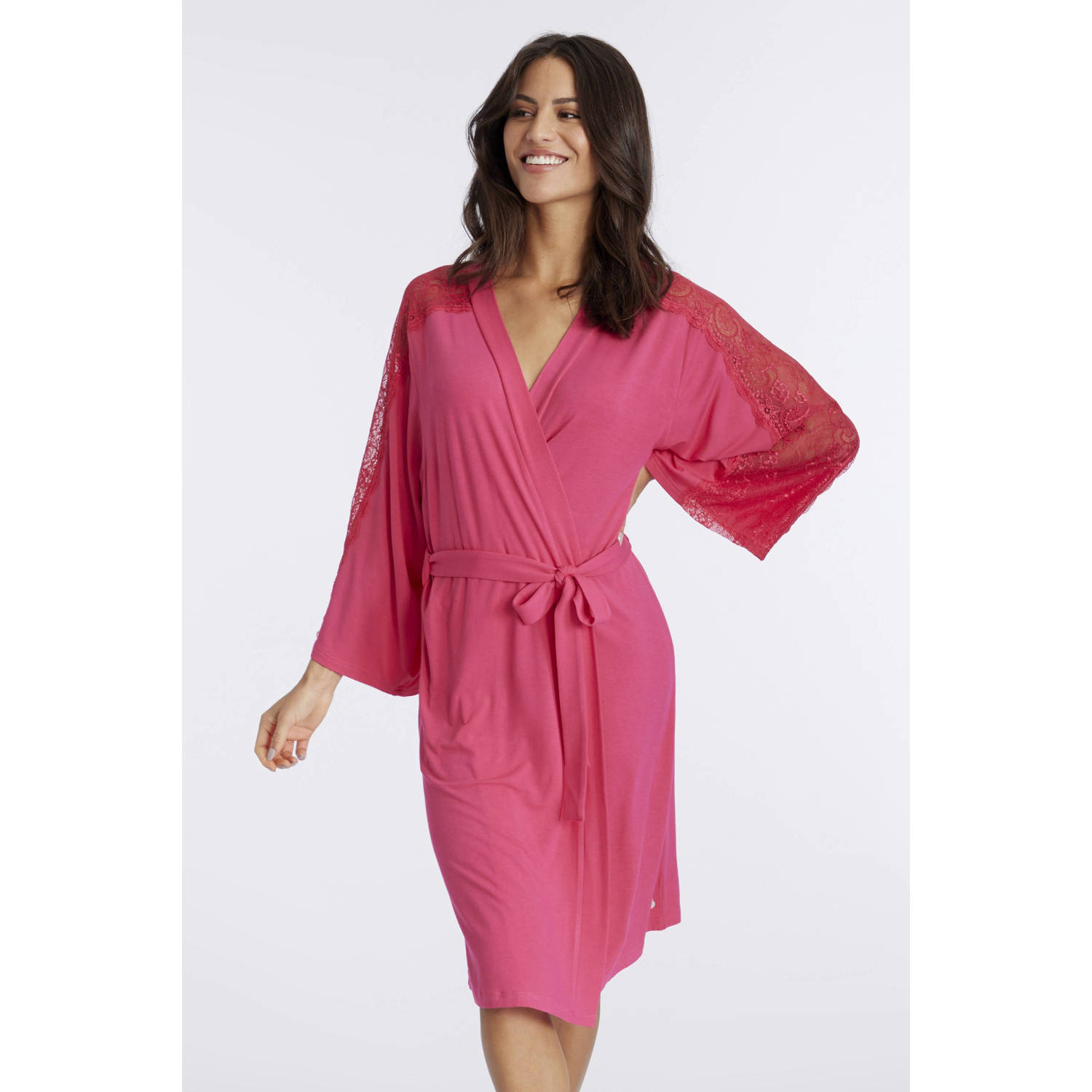 Lascana Kimono met mooie kantdetails
