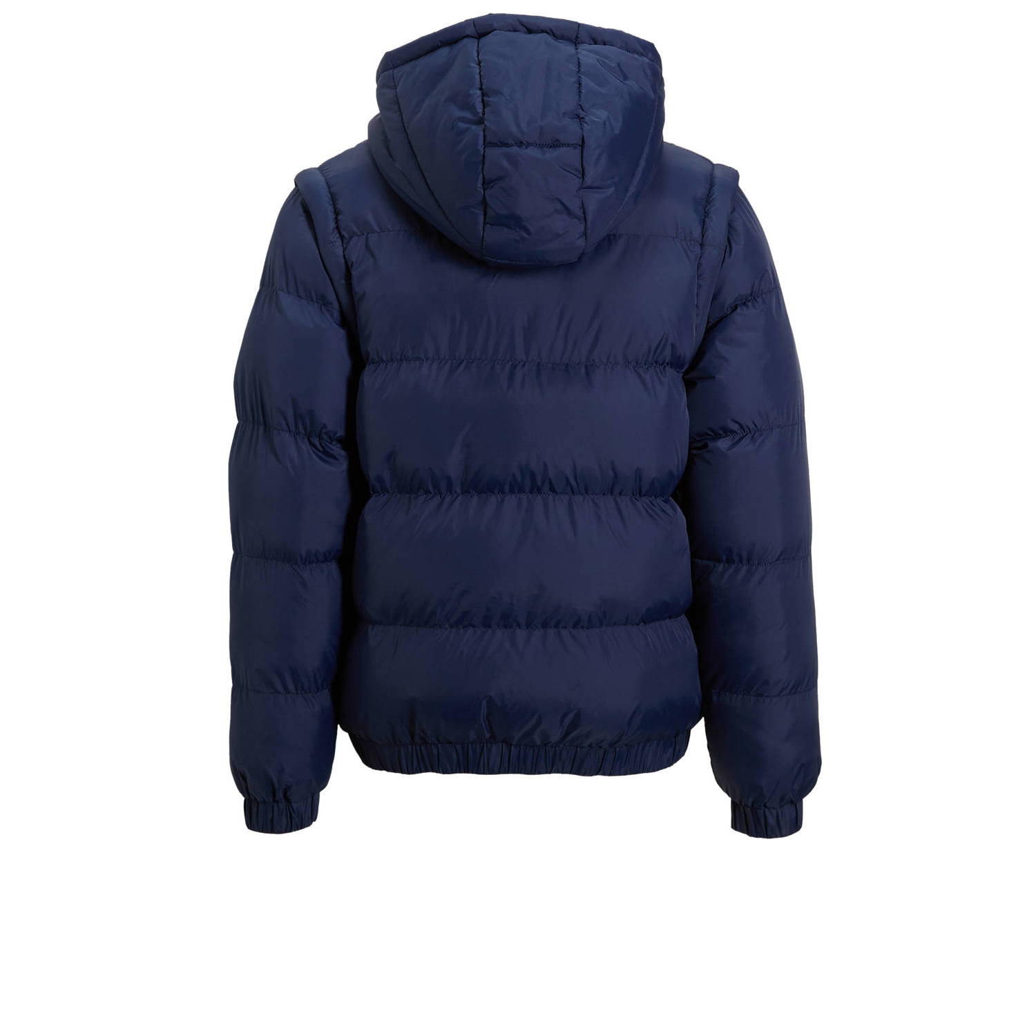 anytime 2 in 1 winterjas donkerblauw