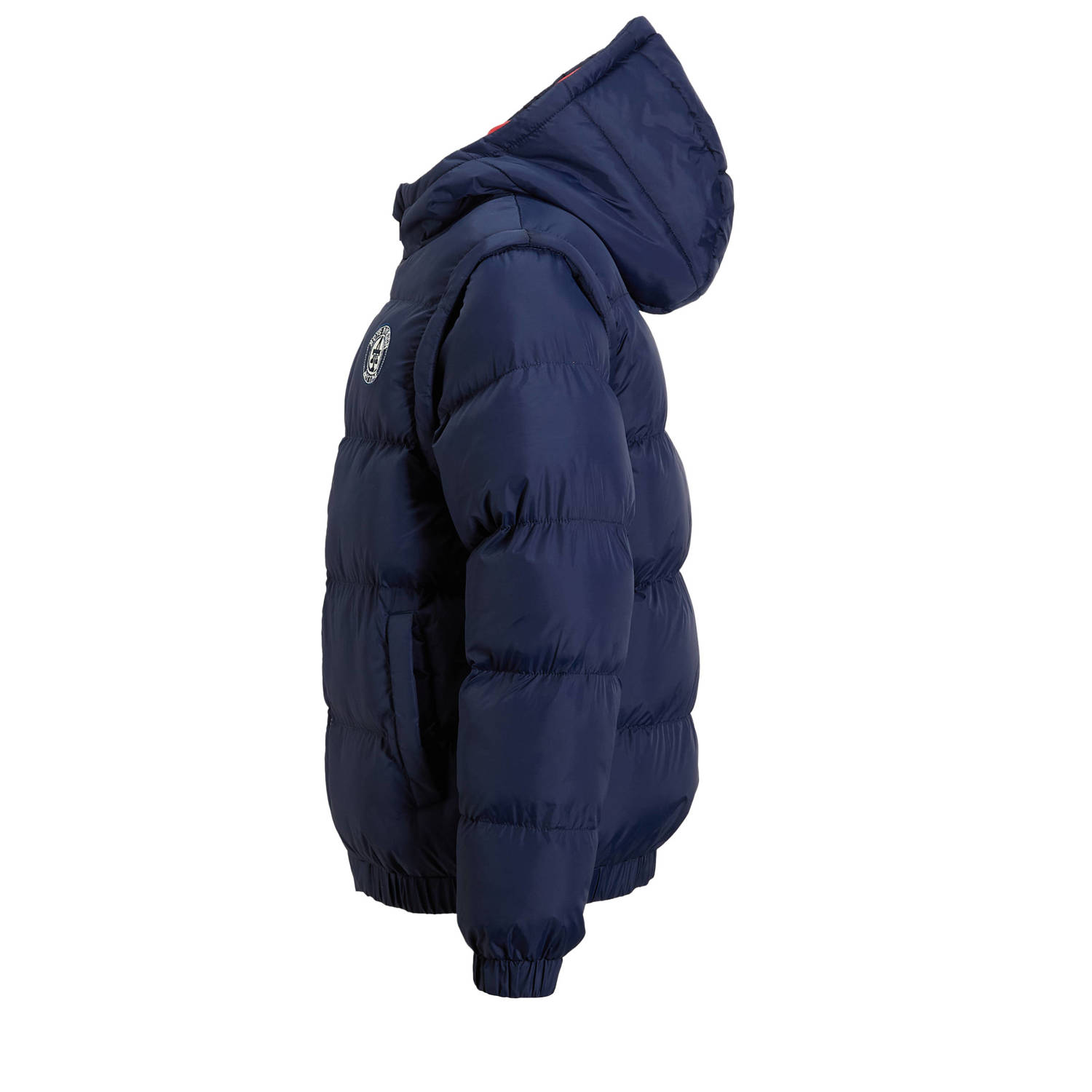 anytime 2 in 1 winterjas donkerblauw