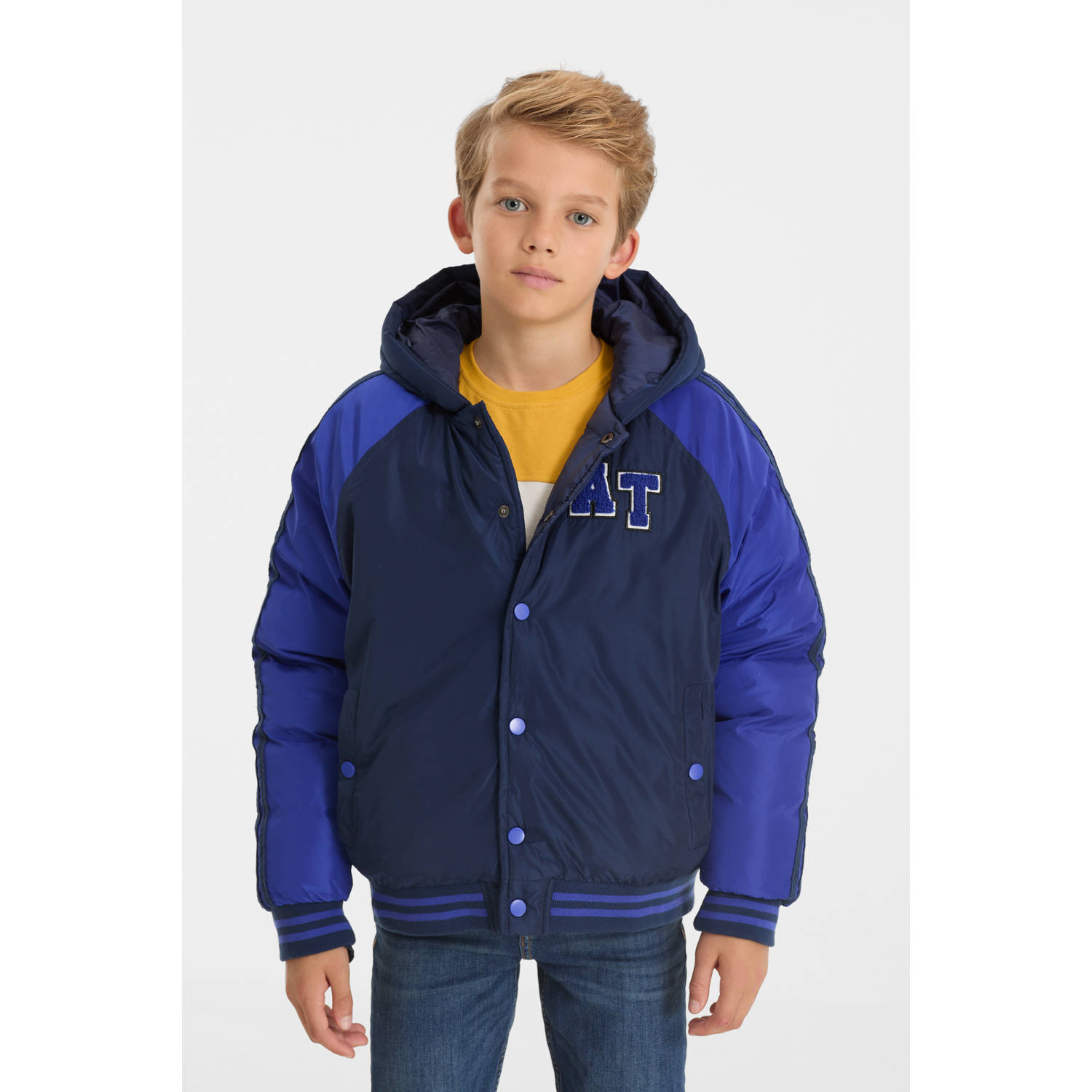 Anytime bomberjack donkerblauw