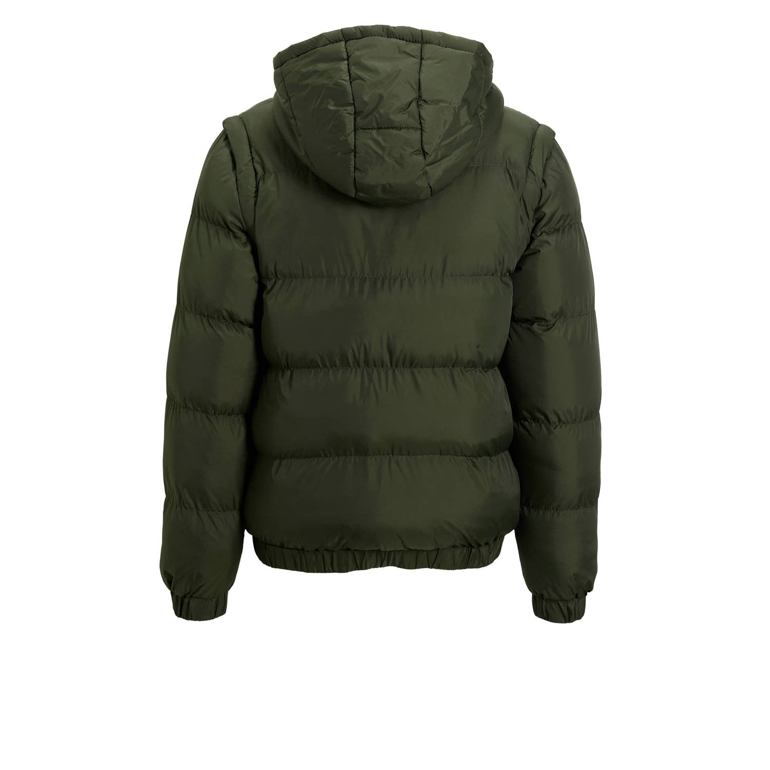 anytime 2 in 1 winterjas khaki