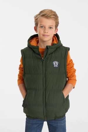 2 in 1 winterjas khaki