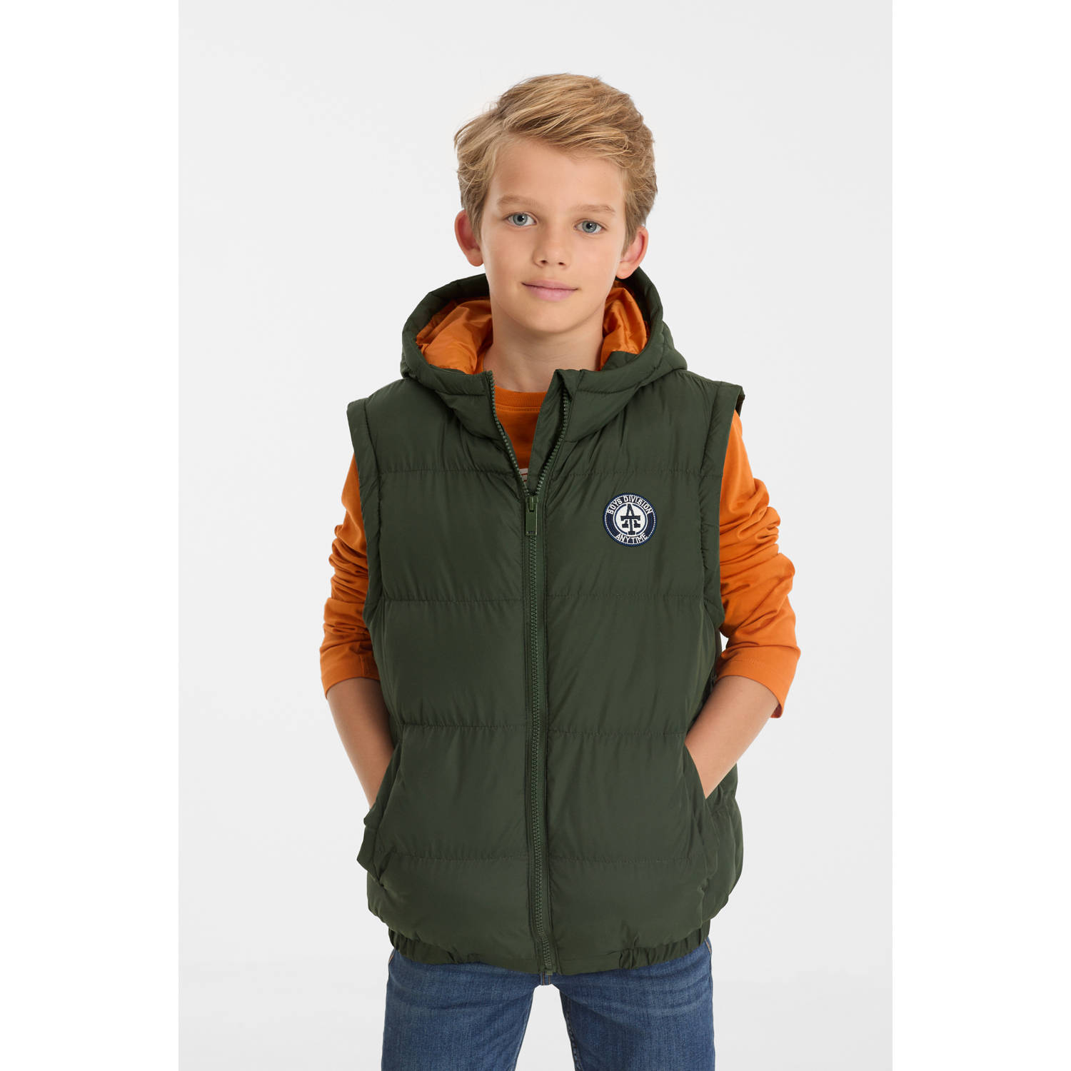 Anytime 2 in 1 winterjas khaki