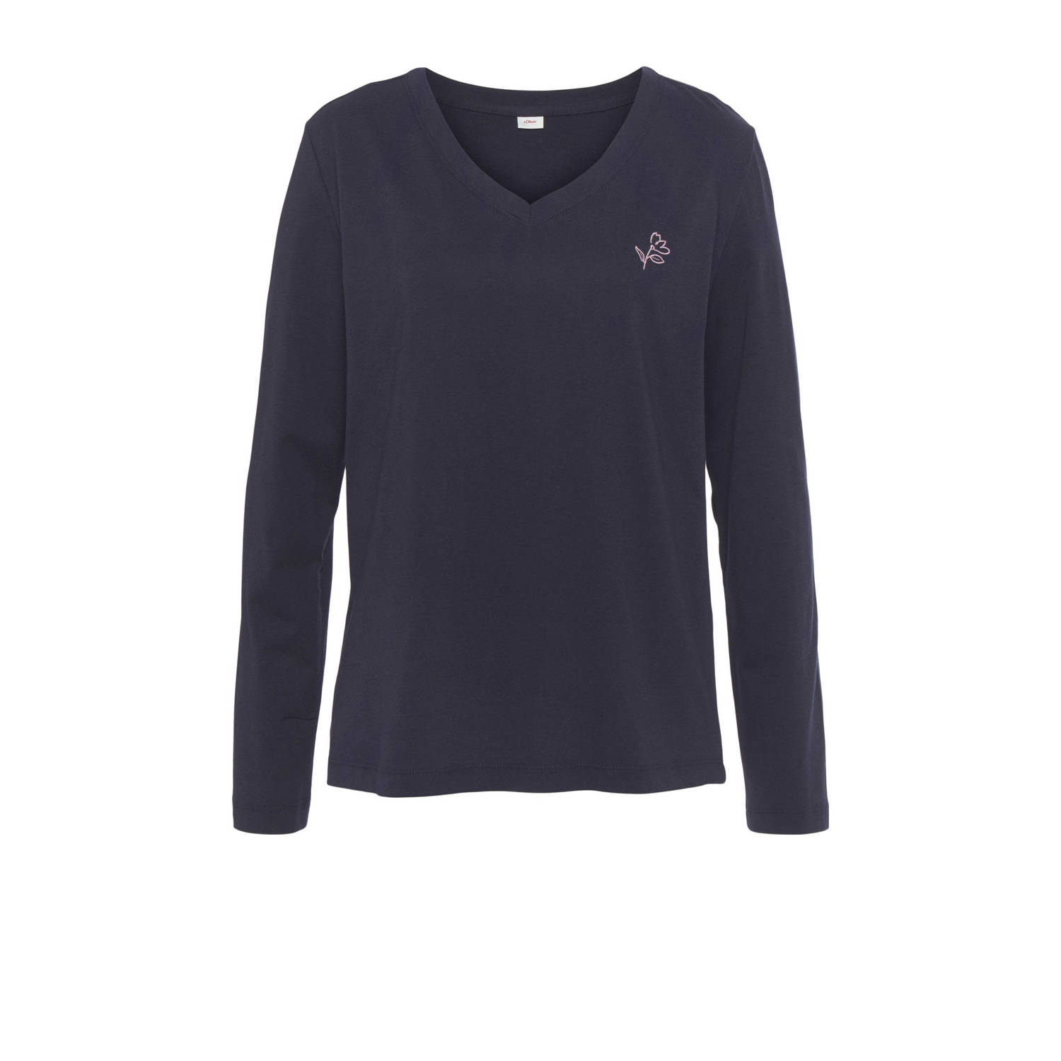 s.Oliver pyjamatop donkerblauw