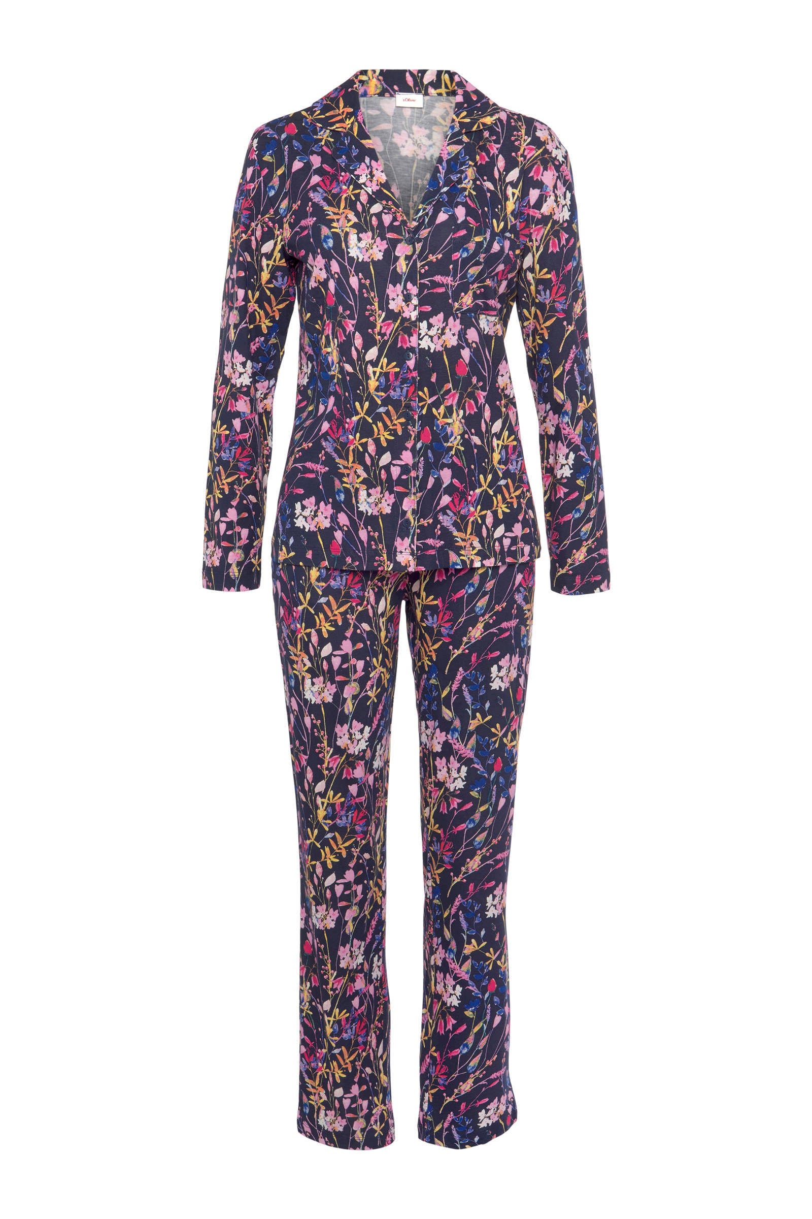 Pyjama Court 2 Pièces S. Oliver - Taille 46, Occasion Très Bon état