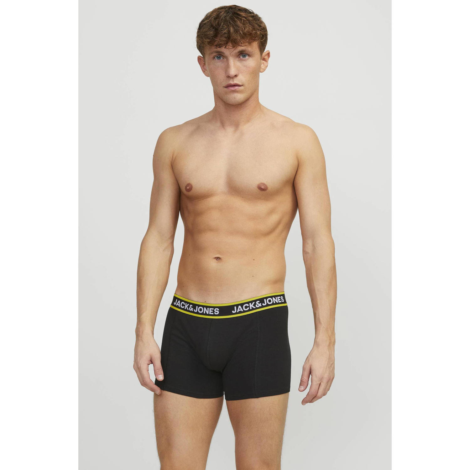 JACK & JONES boxershort JACPINK FLOWERS (set van 3)