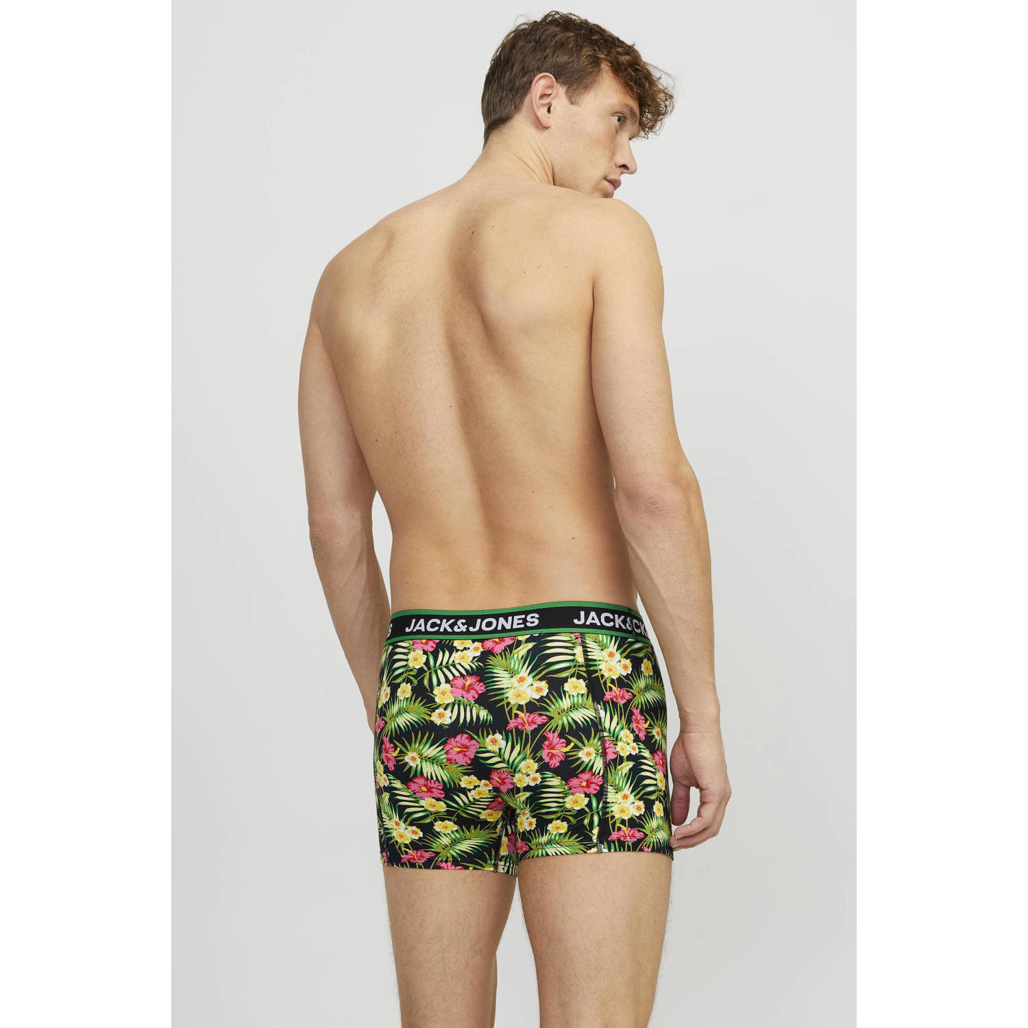 JACK & JONES boxershort JACPINK FLOWERS (set van 3)