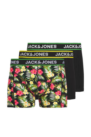 Wehkamp JACK & JONES boxershort JACPINK FLOWERS (set van 3) aanbieding