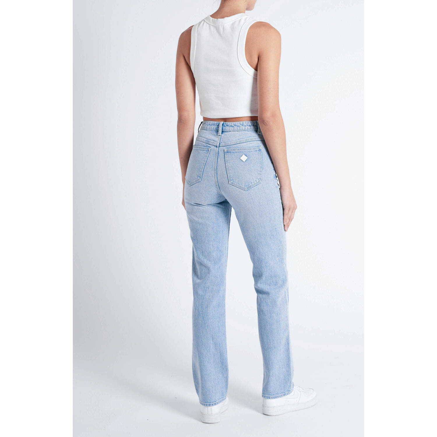 Abrand Jeans high waist straight leg jeans 94 HIGH STRAIGHT GINA light blue denim