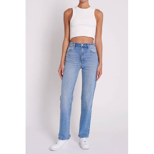 Abrand Jeans high waist straight leg jeans A 94 HIGH STRAIGHT TALL DAKOTA medium blue denim afbeelding