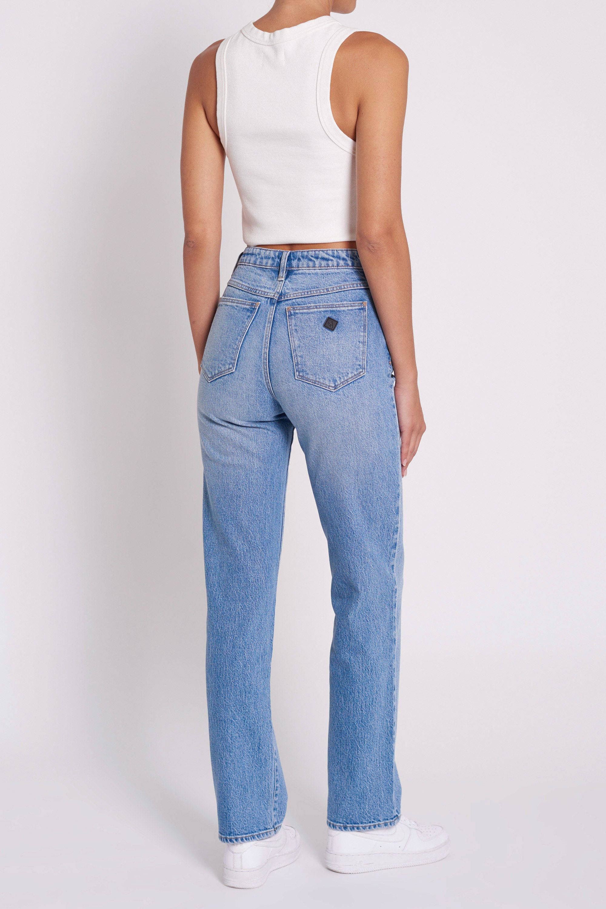 Abrand Jeans high waist straight leg jeans A 94 HIGH STRAIGHT TALL DAKOTA  medium blue denim | wehkamp