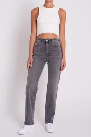 high waist straight leg jeans 94 HIGH STRAIGHT BROOKLYN black denim