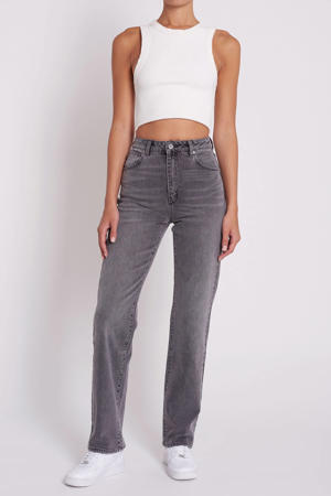 high waist straight leg jeans 94 HIGH STRAIGHT BROOKLYN black denim