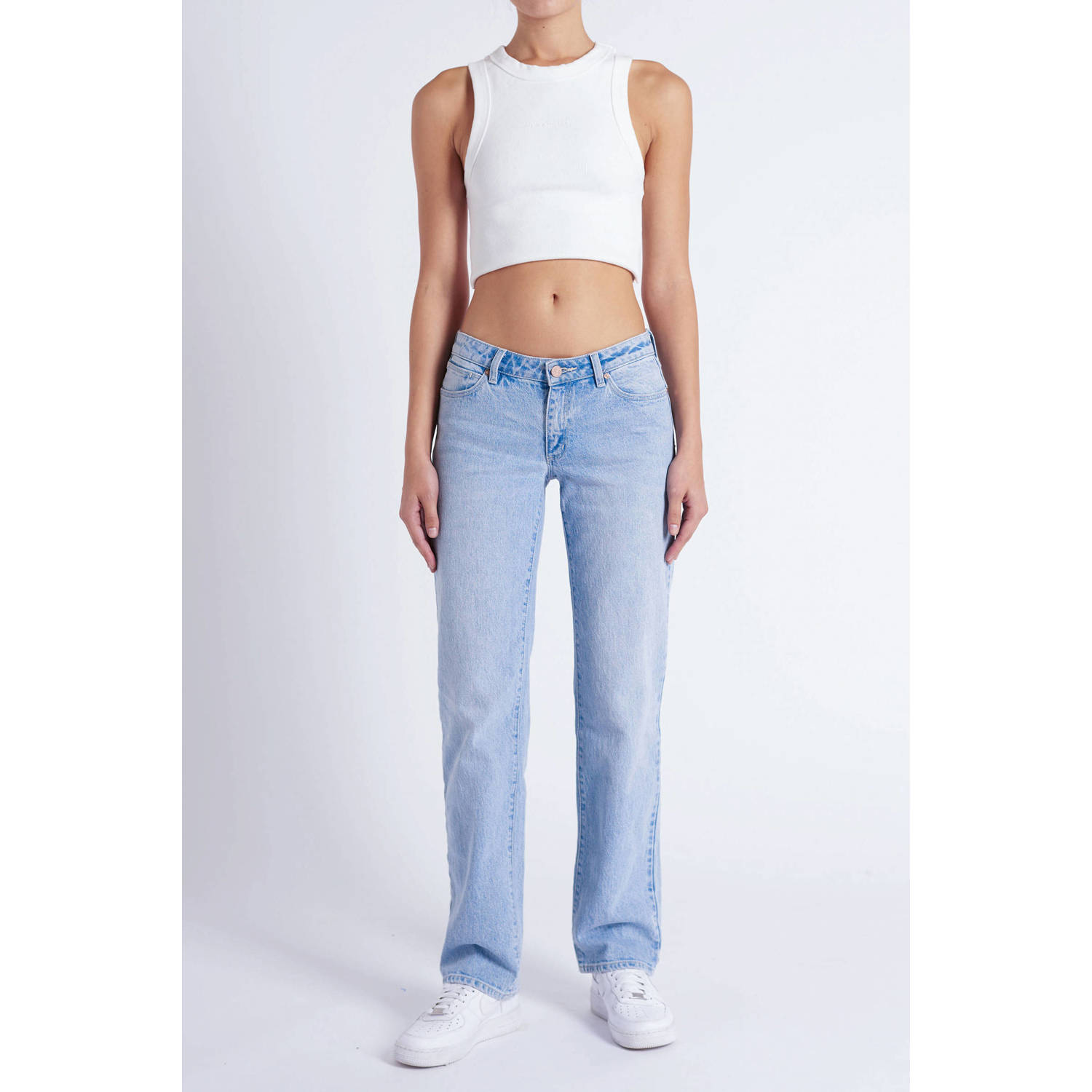 Abrand Jeans low waist straight jeans 99 LOW STRAIGHT GINA light blue denim