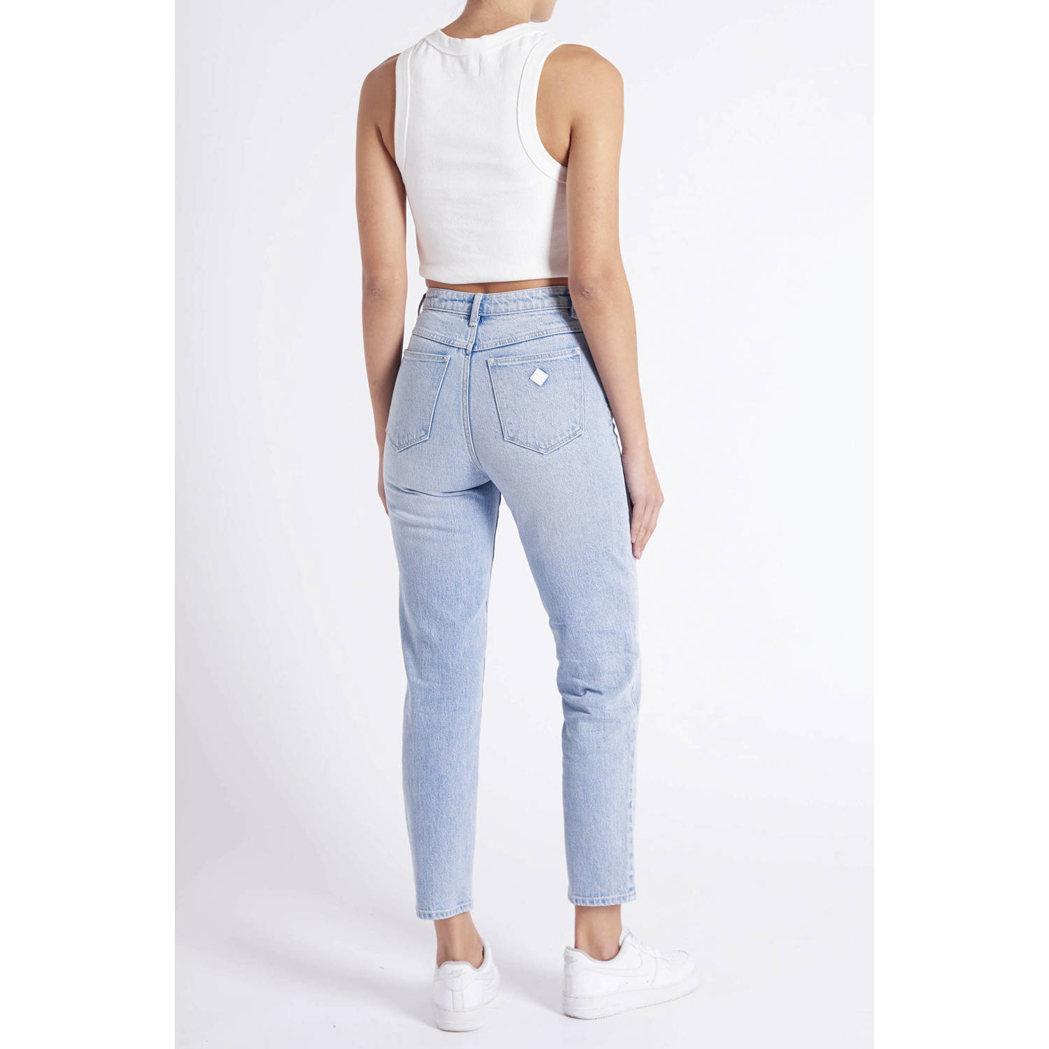 Abrand Jeans high waist slim fit jeans 94 Gina light blue denim