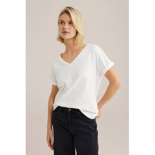 WE Fashion top wit afbeelding