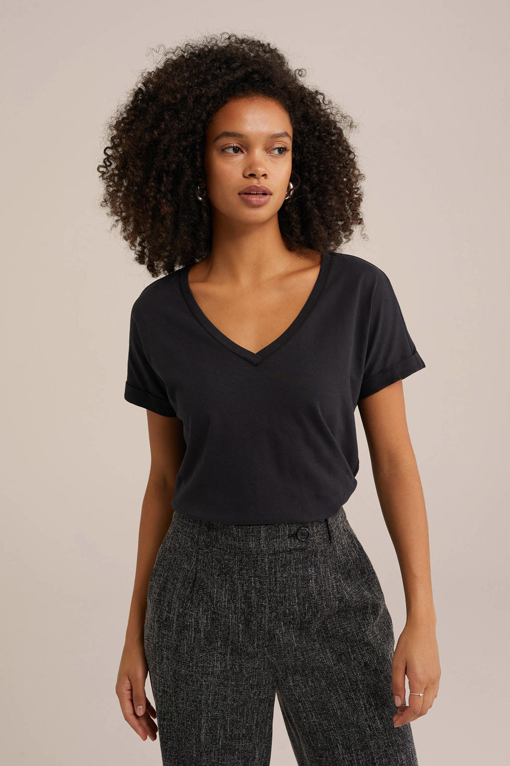 WE Fashion T-shirt - zwart