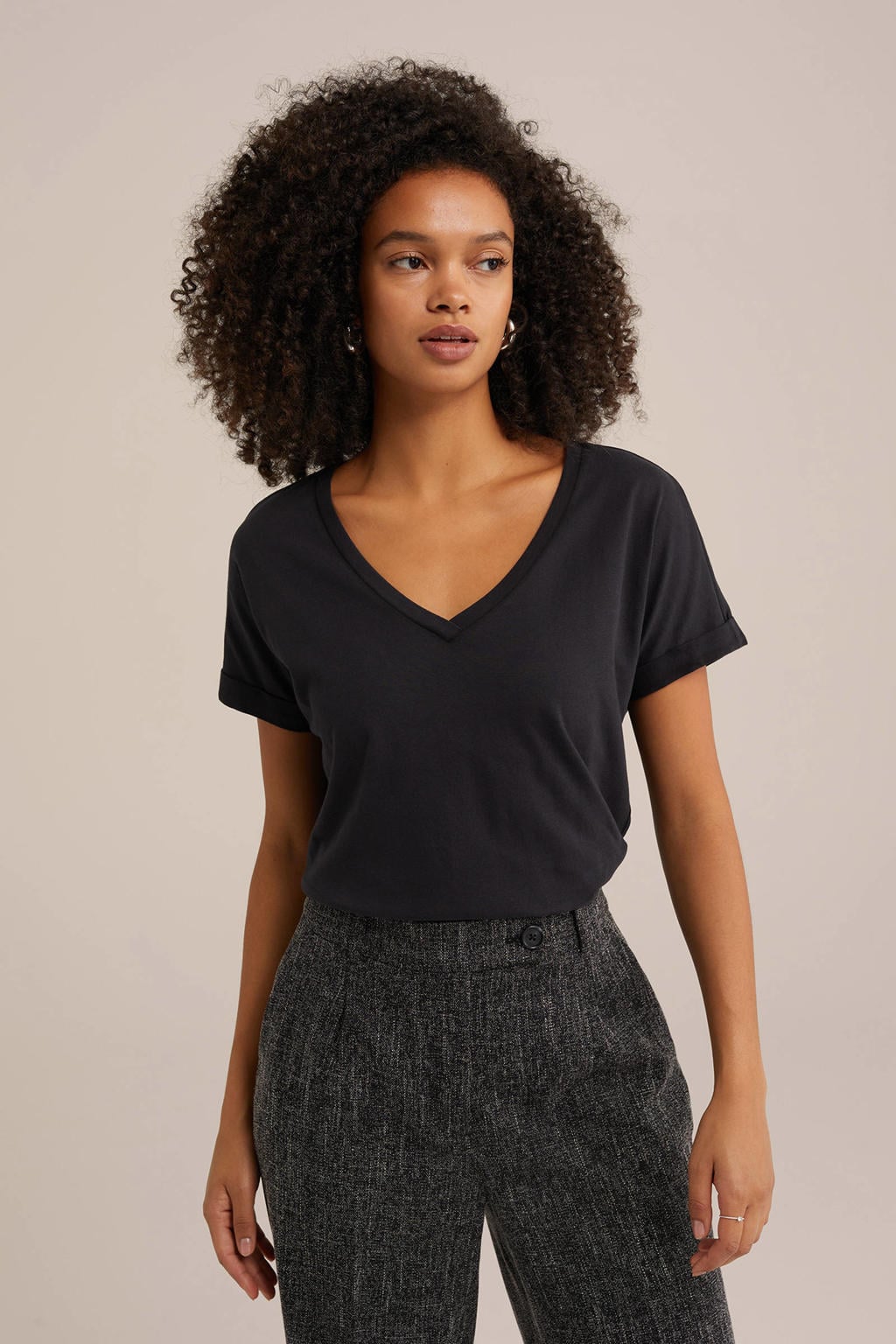 WE Fashion top zwart
