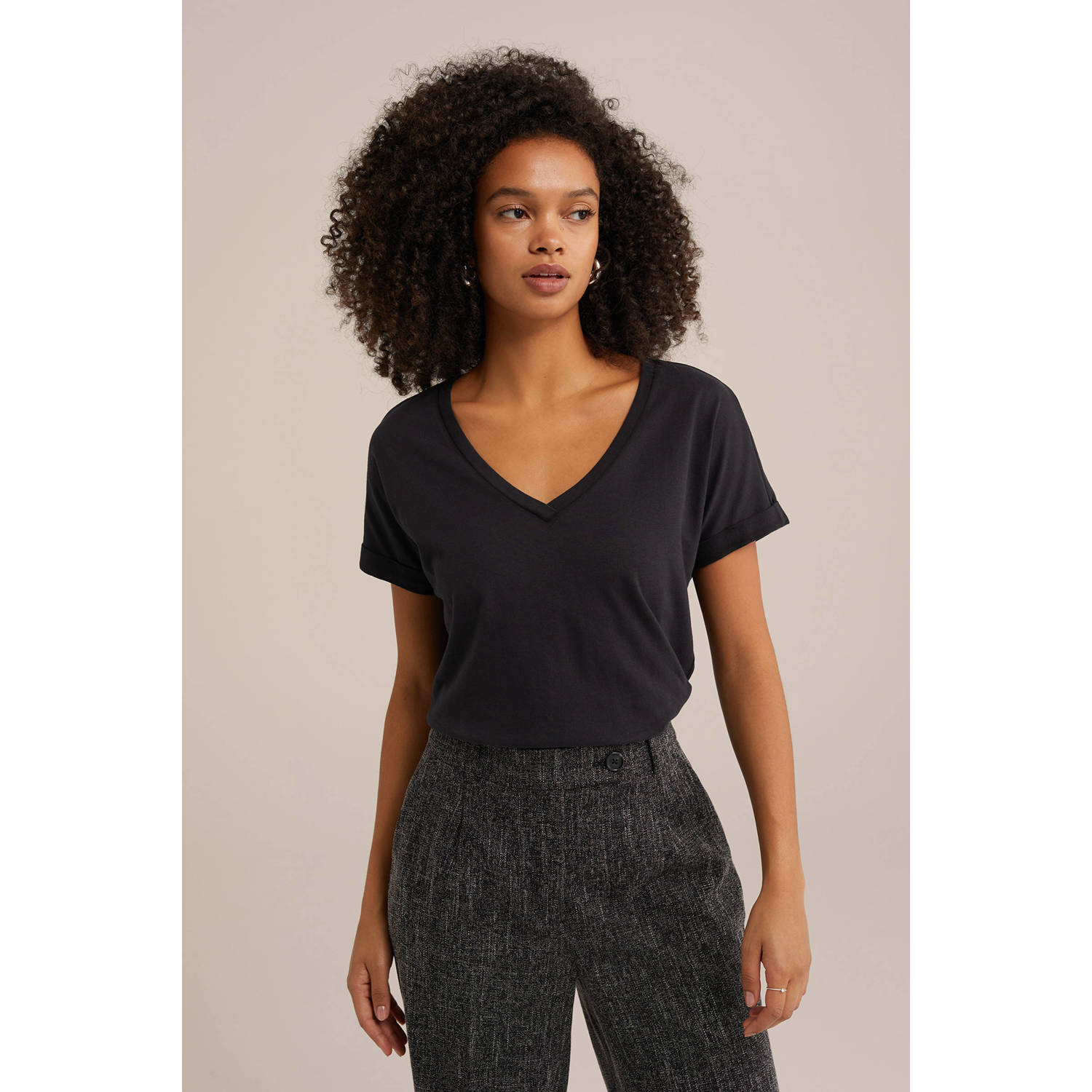 WE Fashion top zwart