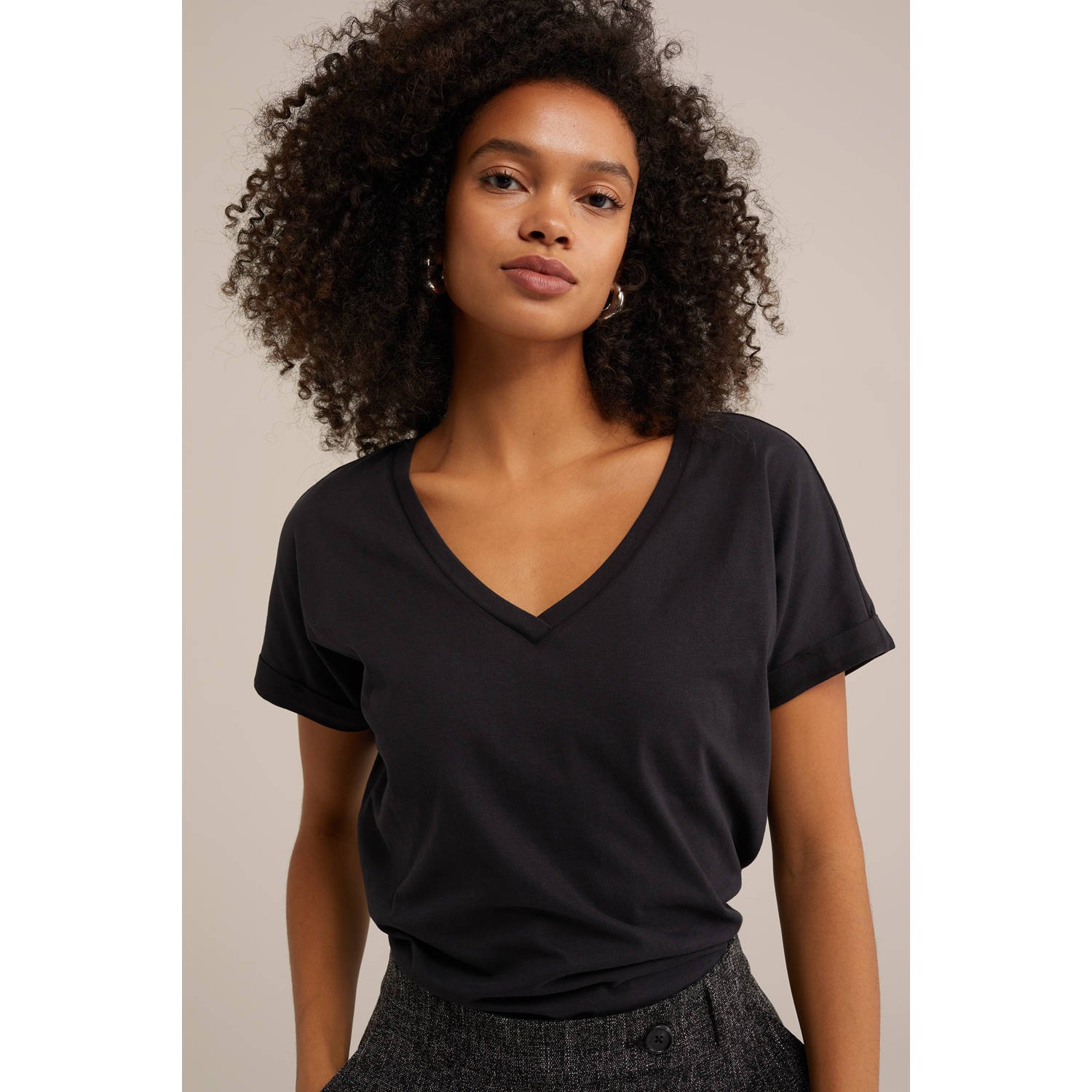 WE Fashion top zwart