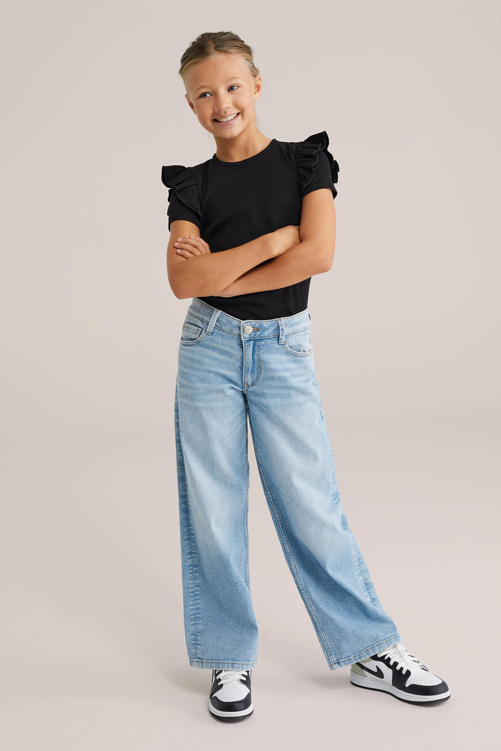 WE Fashion T-shirt zwart