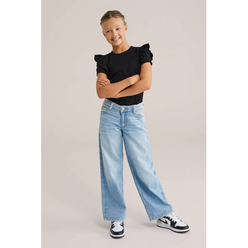 WE Fashion T-shirt zwart afbeelding
