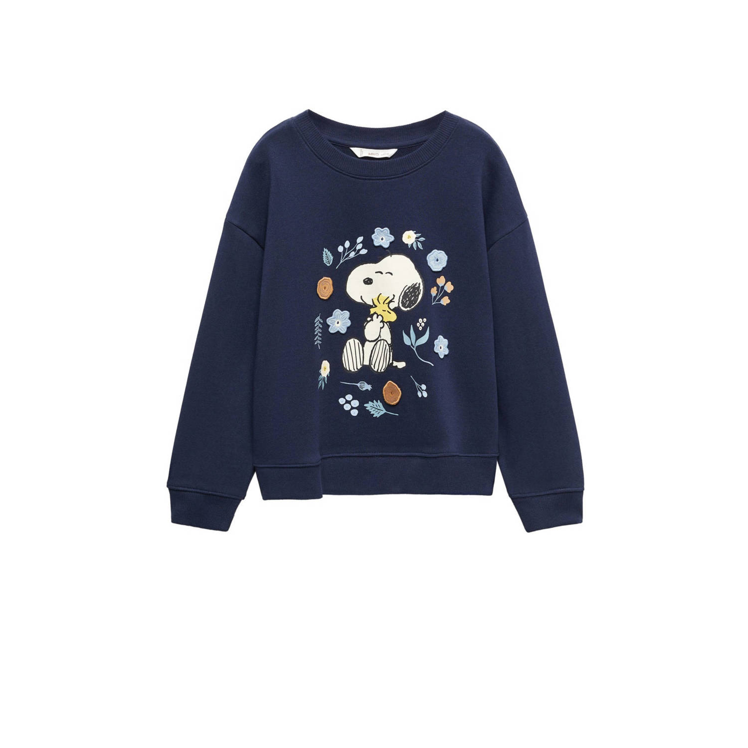 Mango Kids sweater donkerblauw Personage 128 | Sweater van