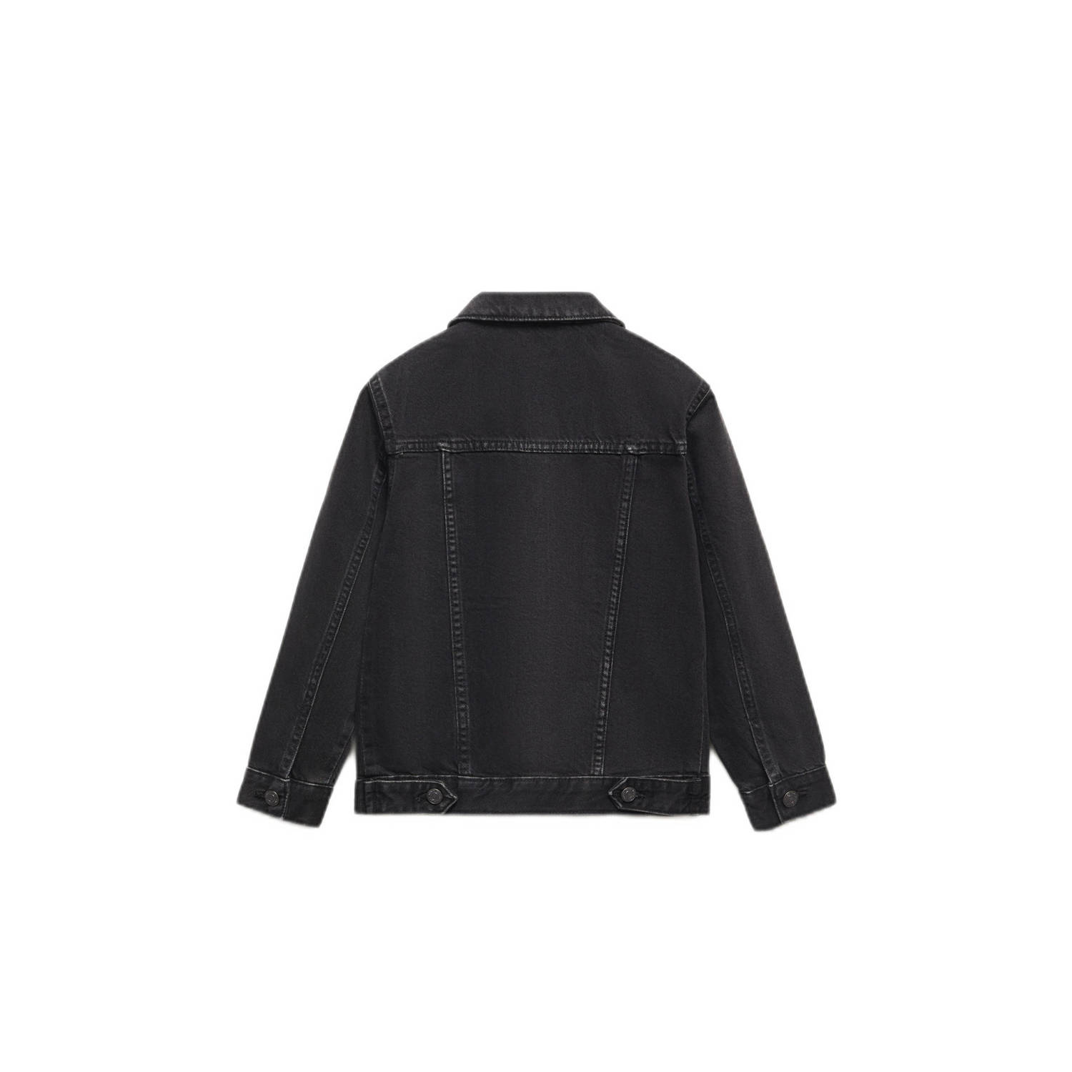 Mango Kids spijkerjas black denim