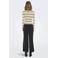 JDY gestreepte top JDYPLUM zwart/wit