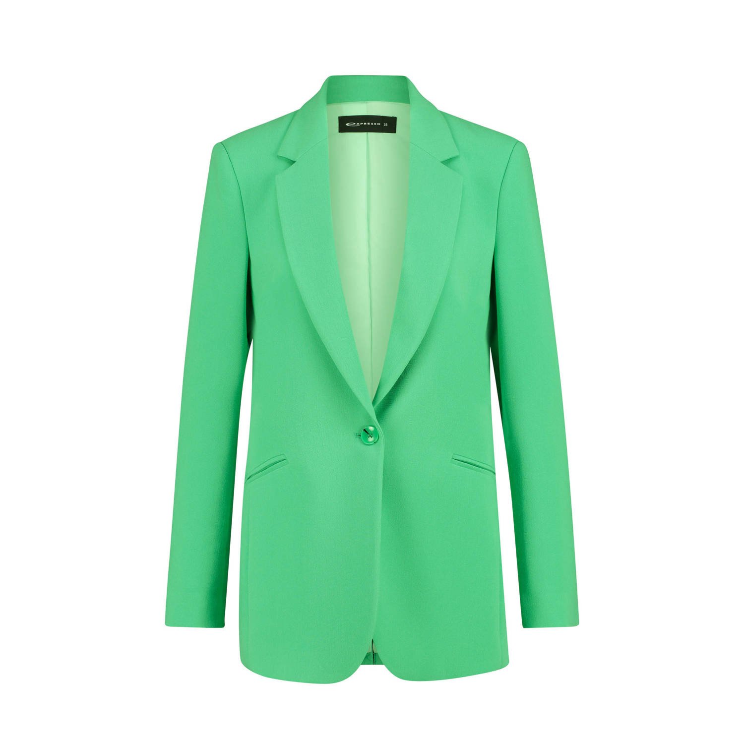 Expresso rechtvallende blazer groen