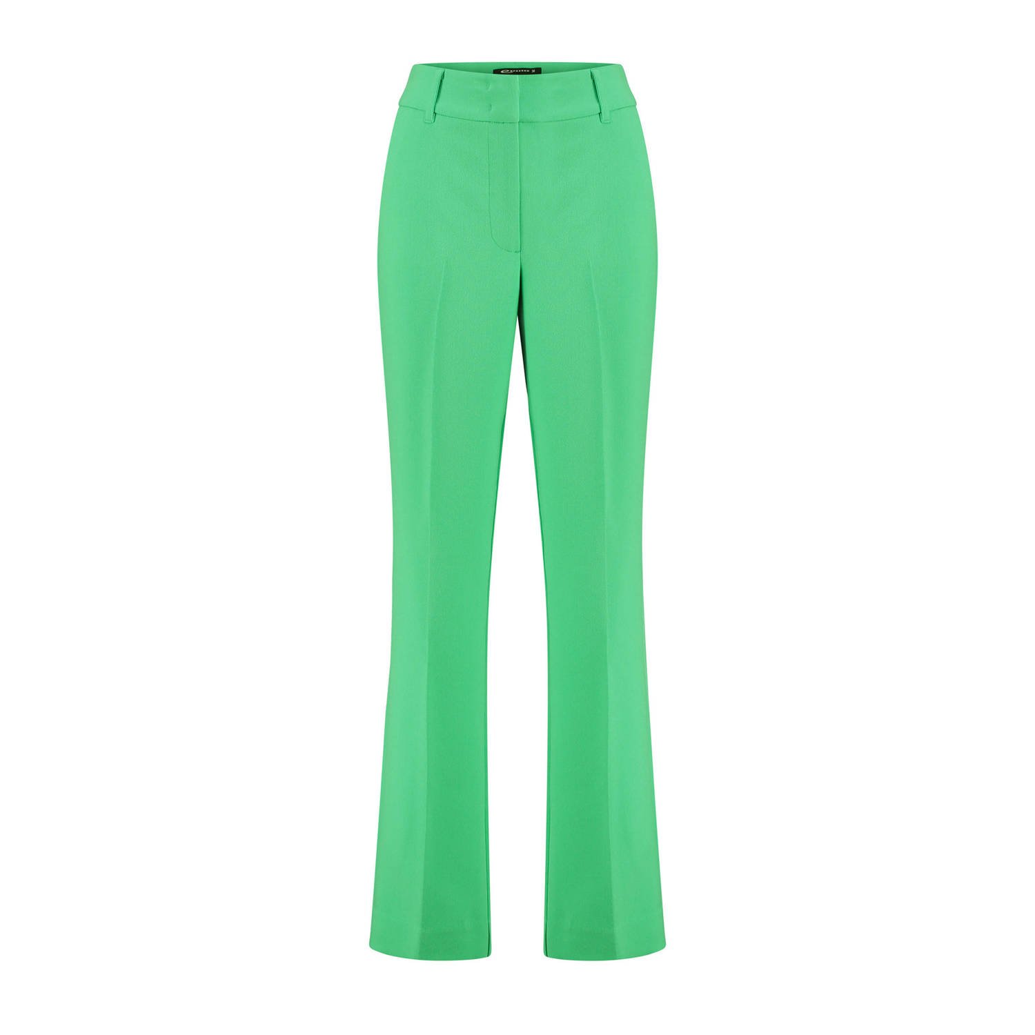 Expresso wide leg pantalon groen