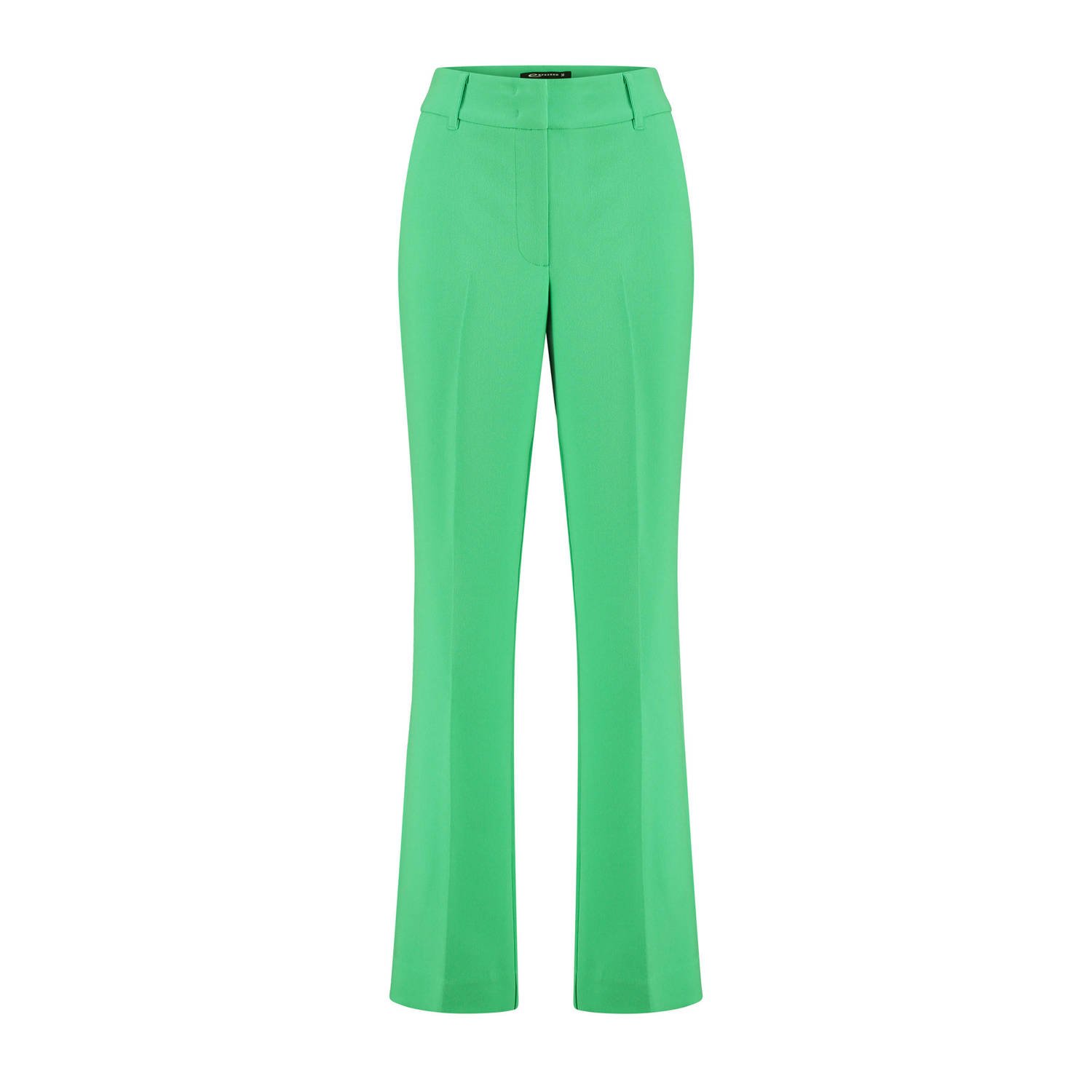 Expresso wide leg pantalon groen