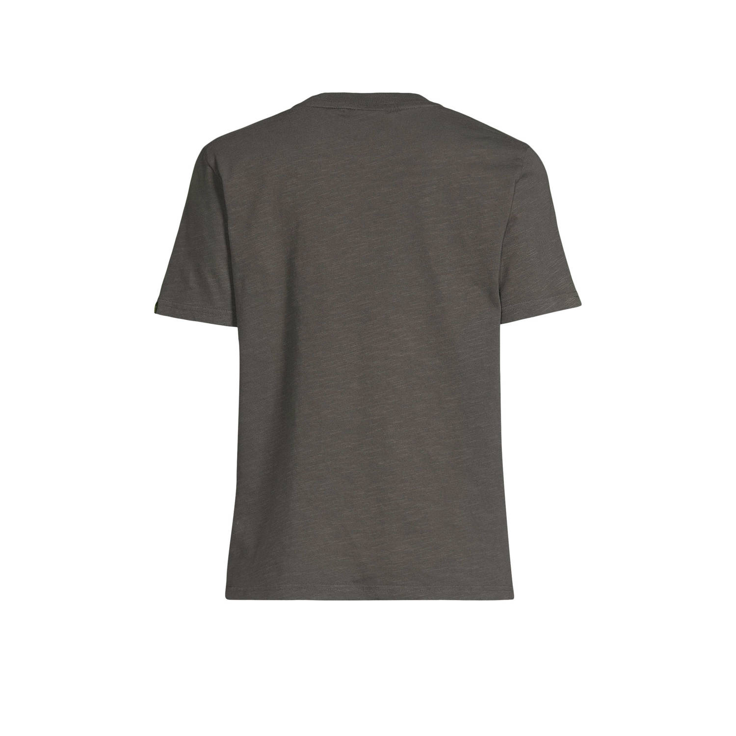 Superdry T-shirt met printopdruk antraciet