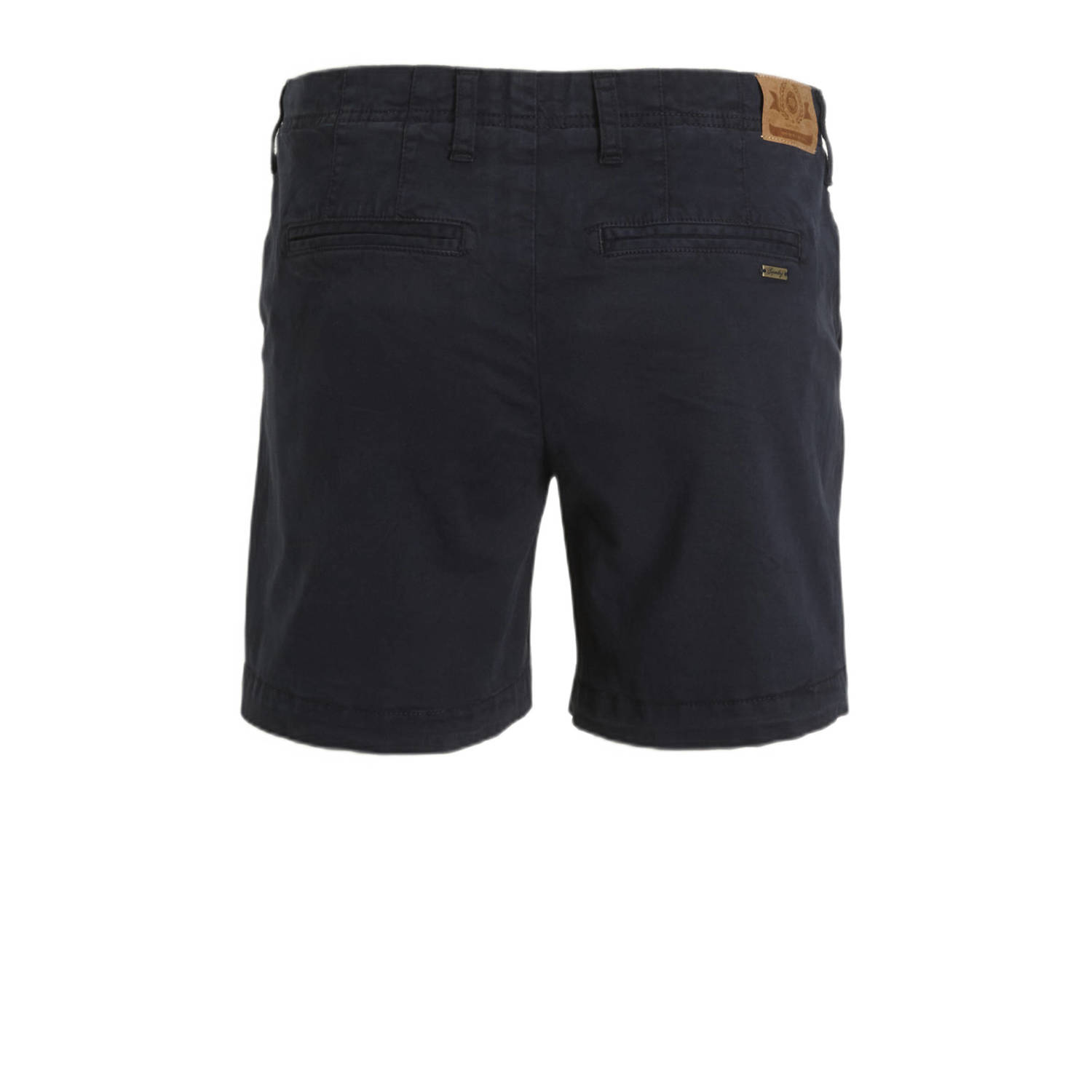 Superdry regular fit short donkerblauw