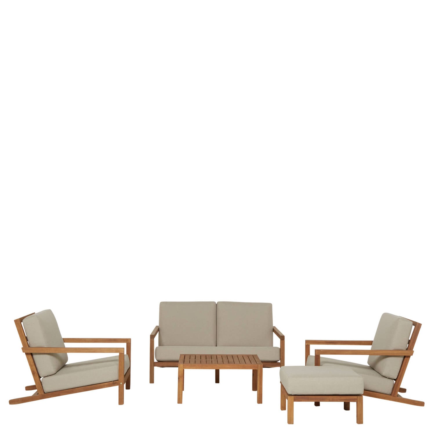NOUS Garden loungeset Evora (incl. hocker)