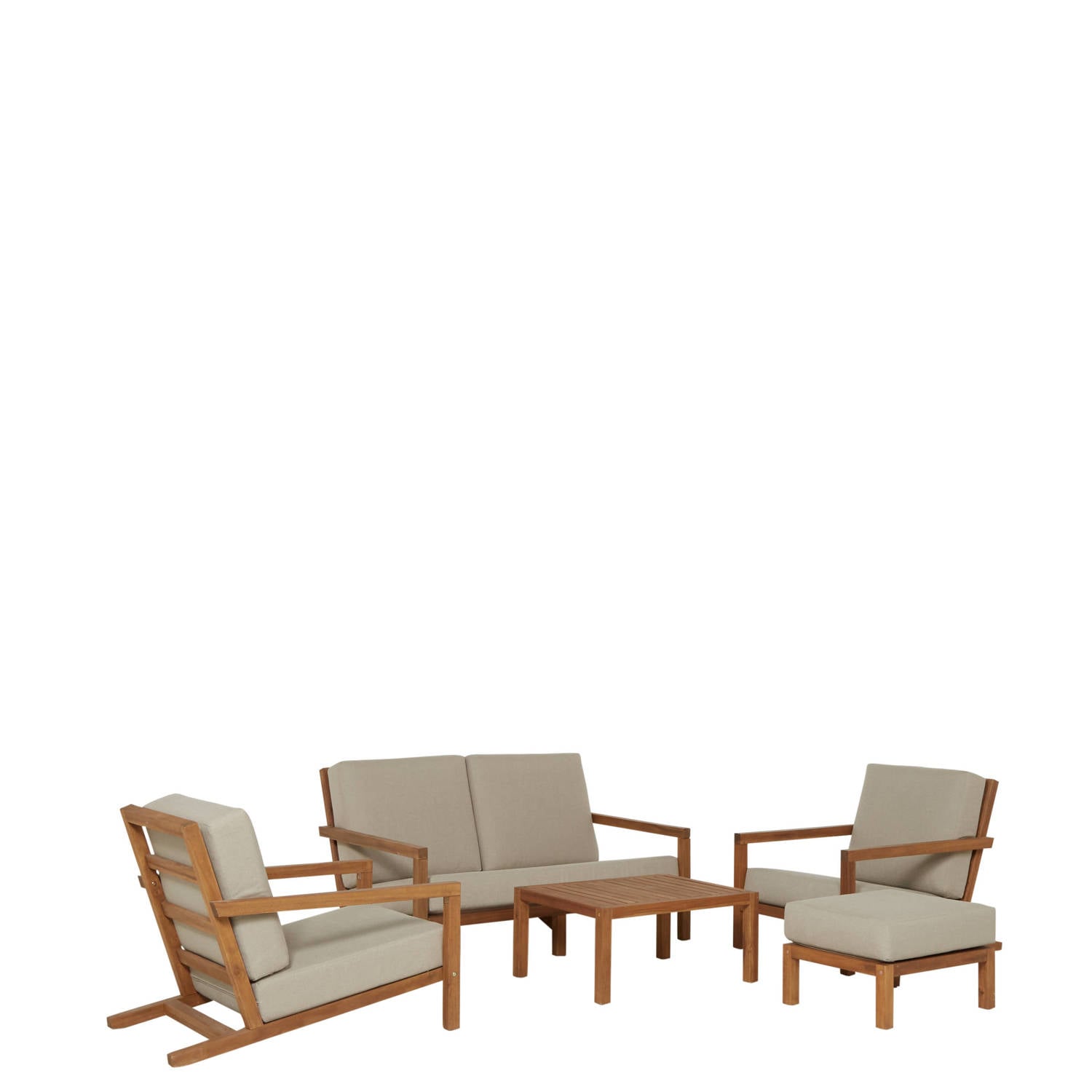 NOUS Garden loungeset Evora (incl. hocker)