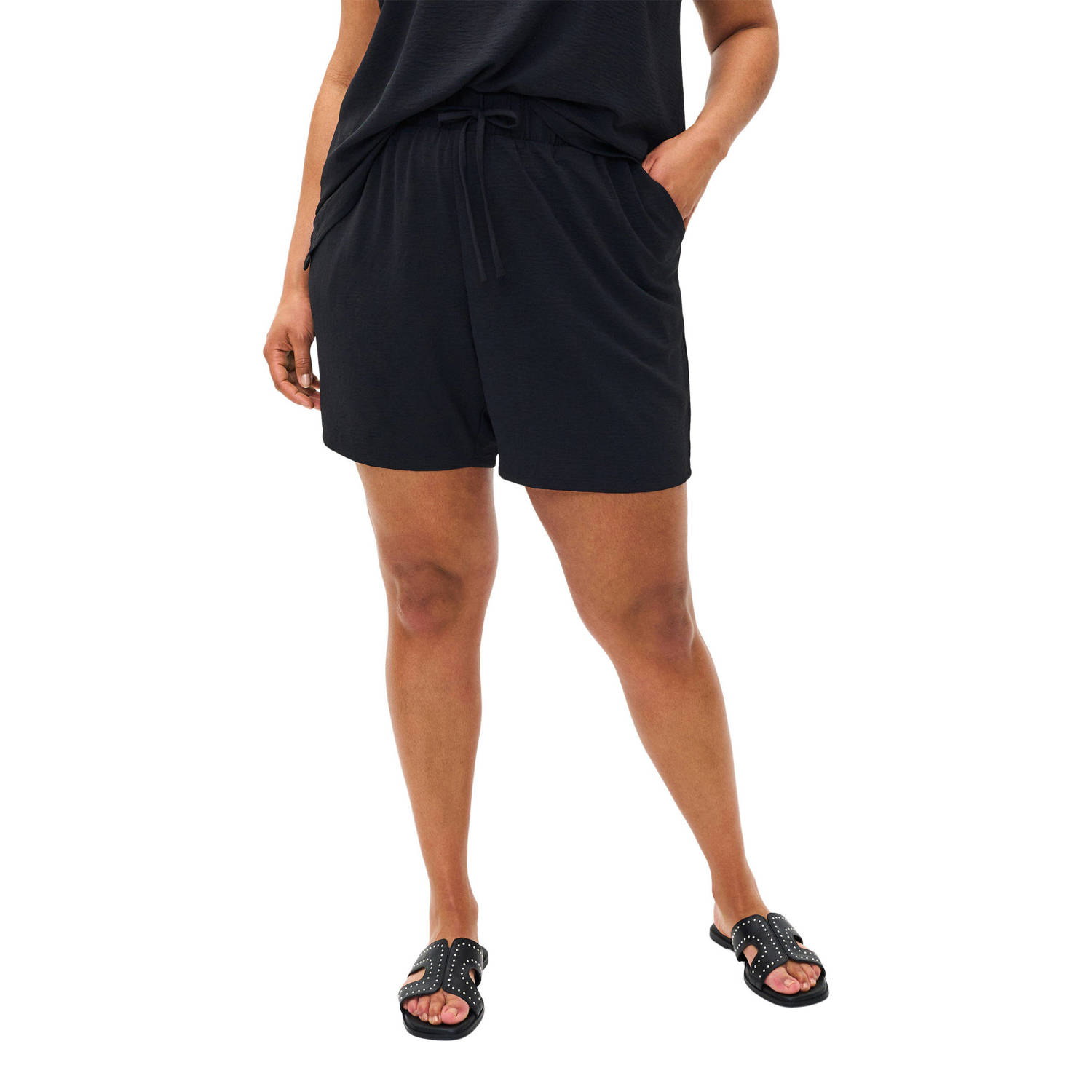 Zizzi loose fit short zwart