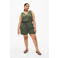 Zizzi loose fit short olijfgroen