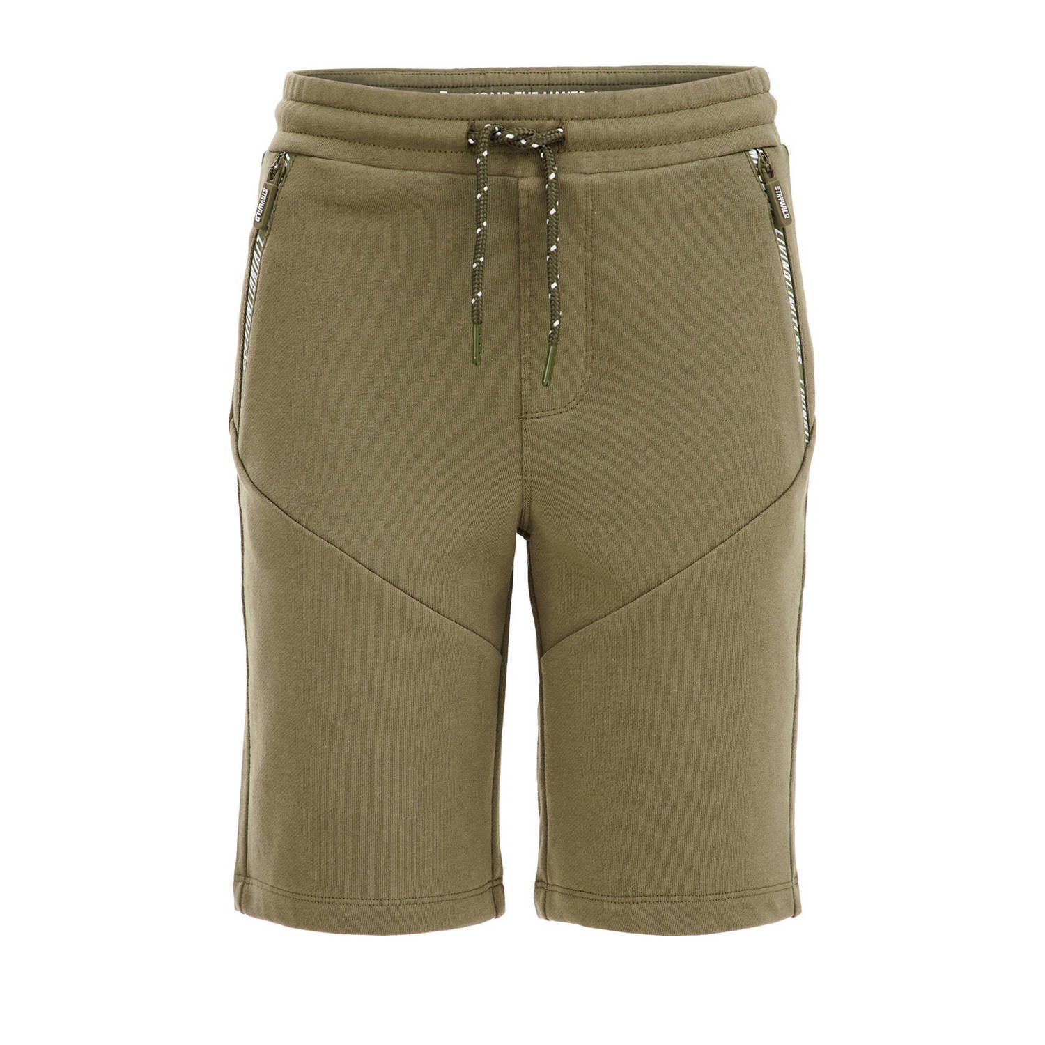 WE Fashion slim fit sweatshort ivy green