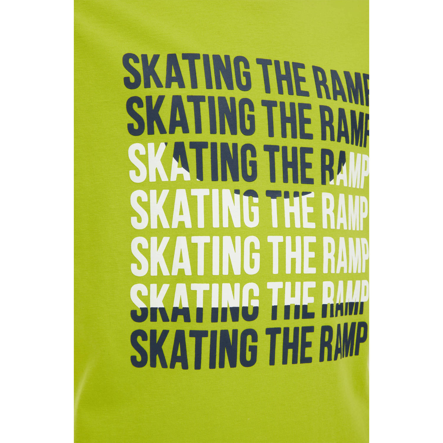 WE Fashion T-shirt met printopdruk high-rise