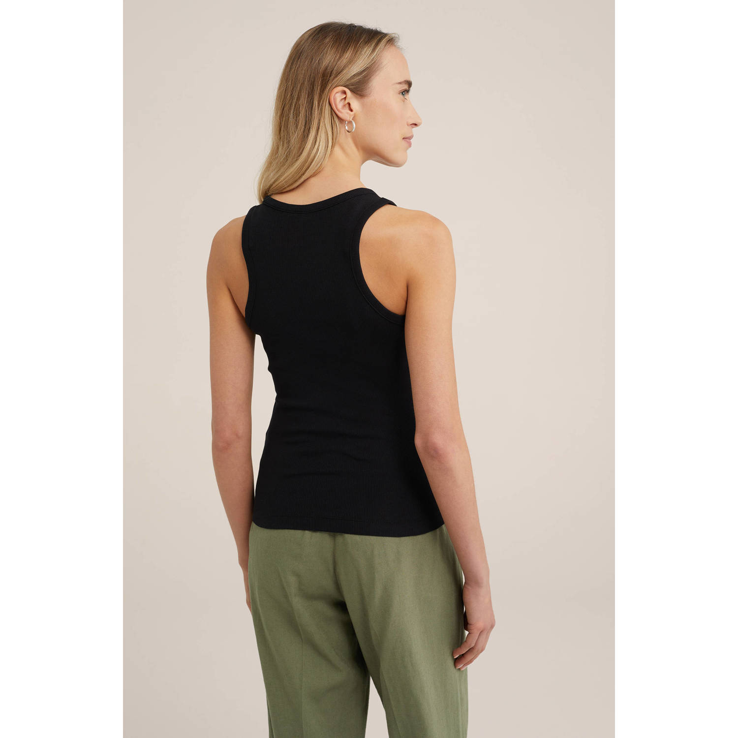 WE Fashion WE Fundamentals singlet zwart