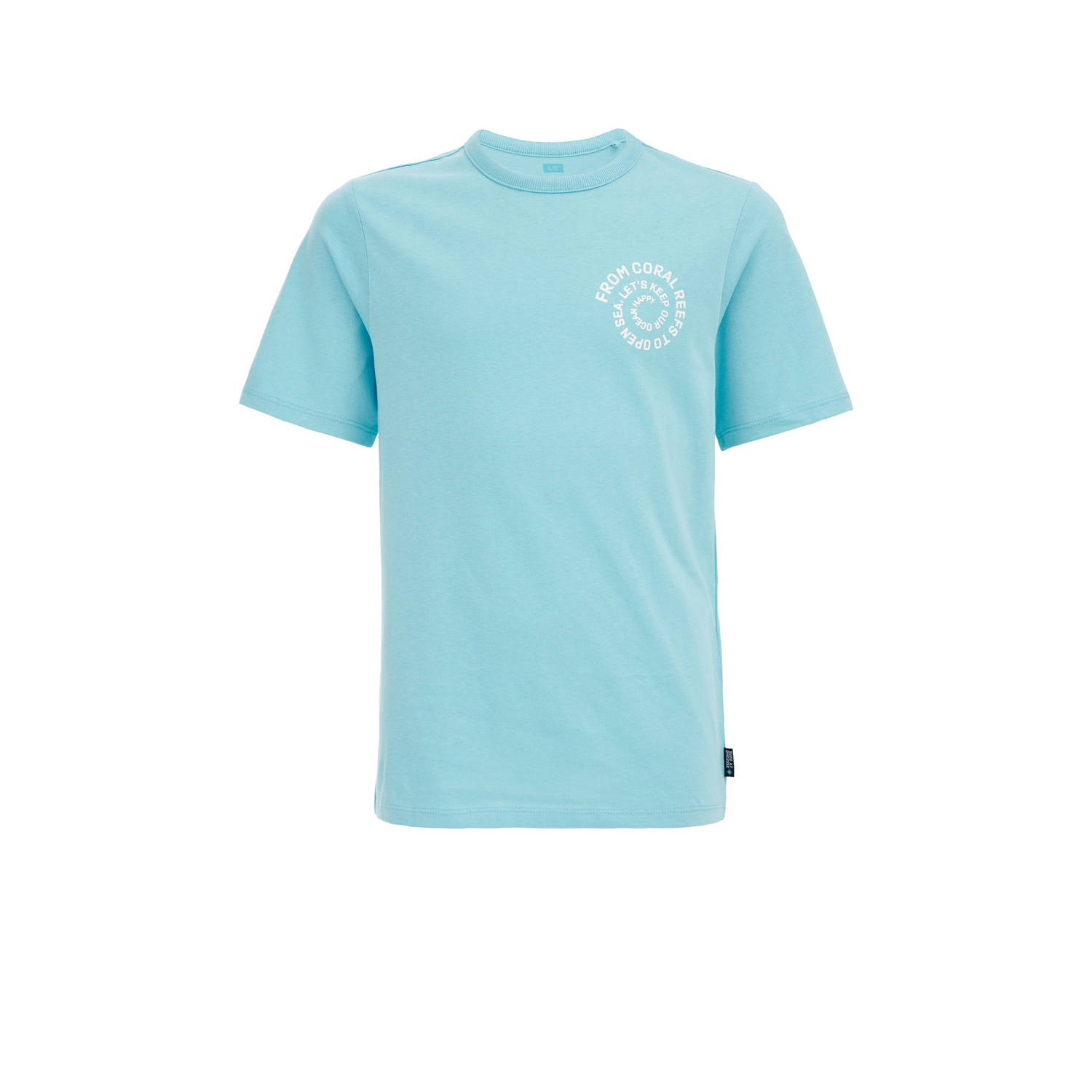 WE Fashion T-shirt open air Jongens Katoen Ronde hals Effen 170 176