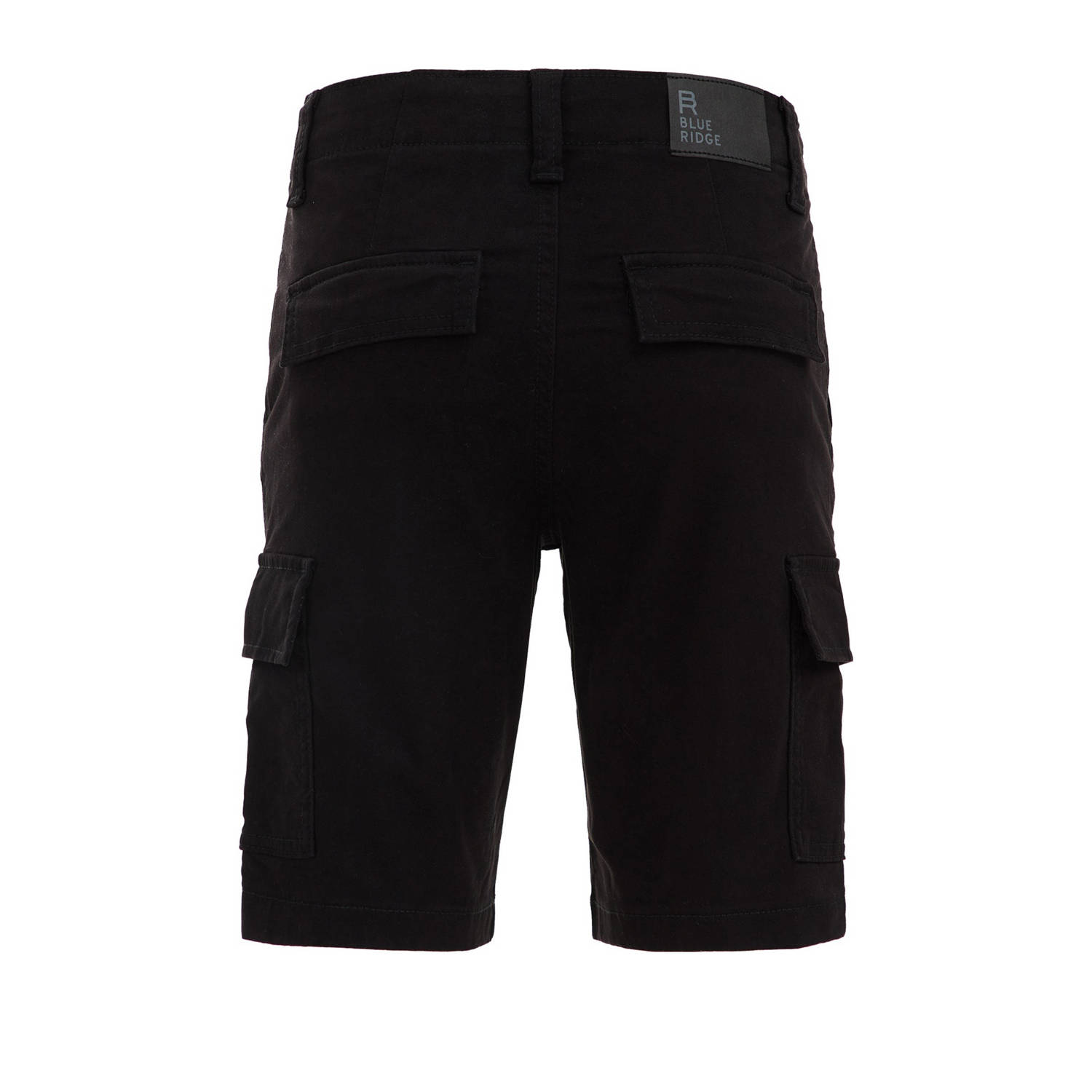 WE Fashion tapered fit cargo short zwart