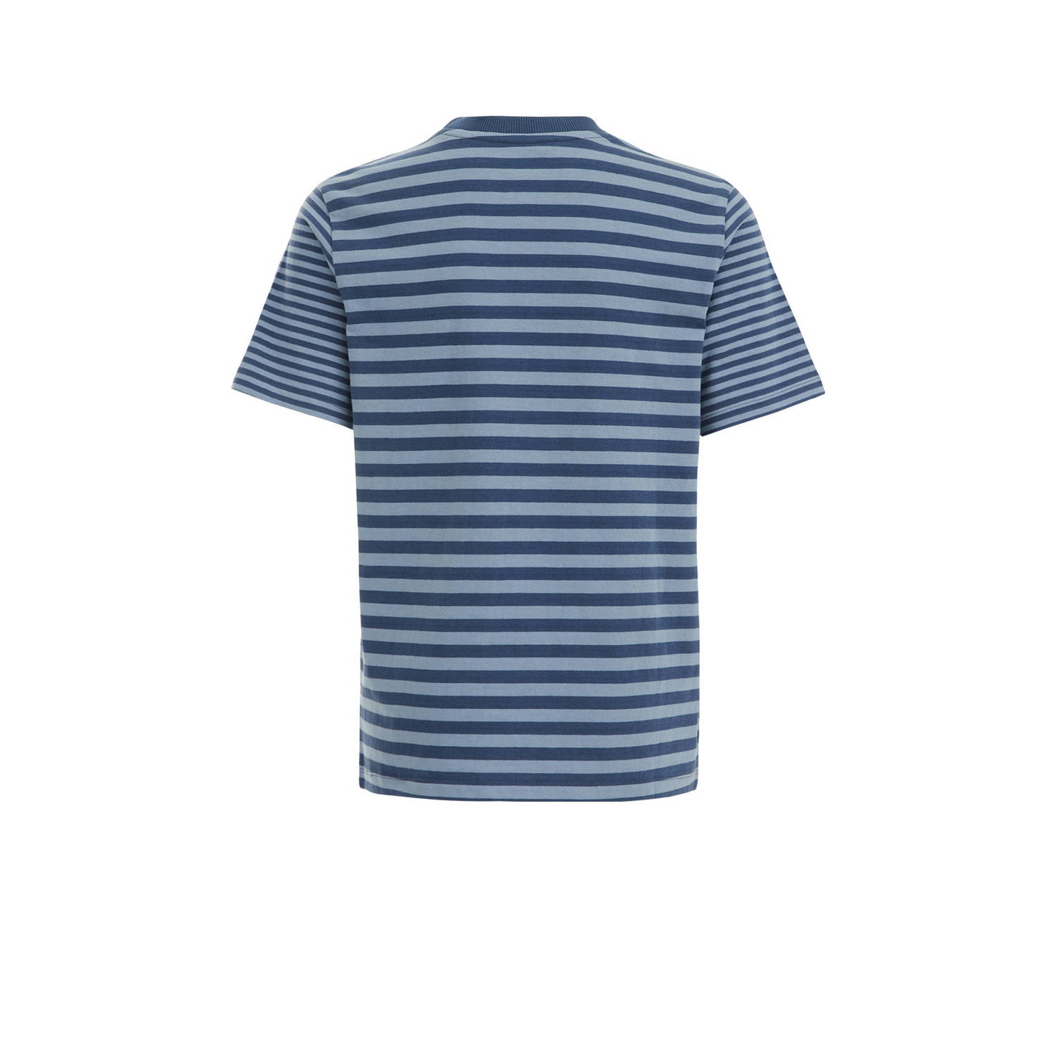 WE Fashion gestreept T-shirt blauw donkerblauw